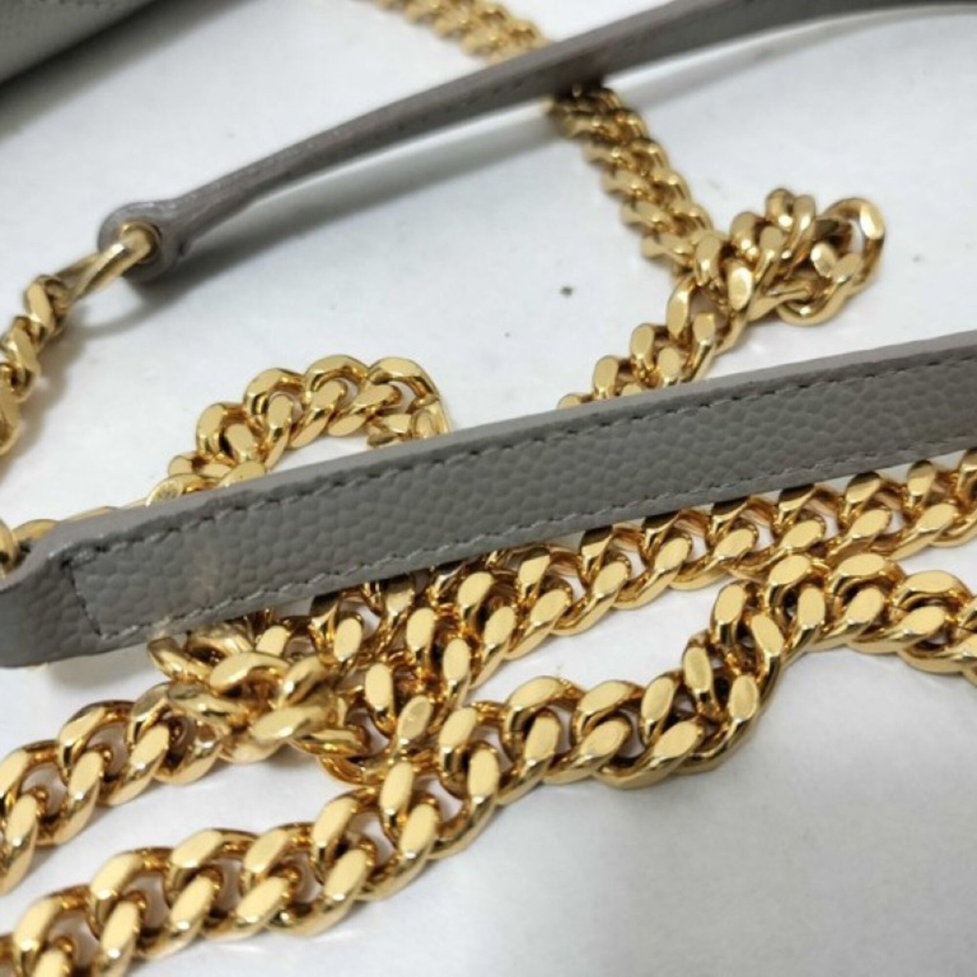 Leather Chain/Shoulder Wallet (Pre-Owned) - Yves Saint Laurent - Modalova