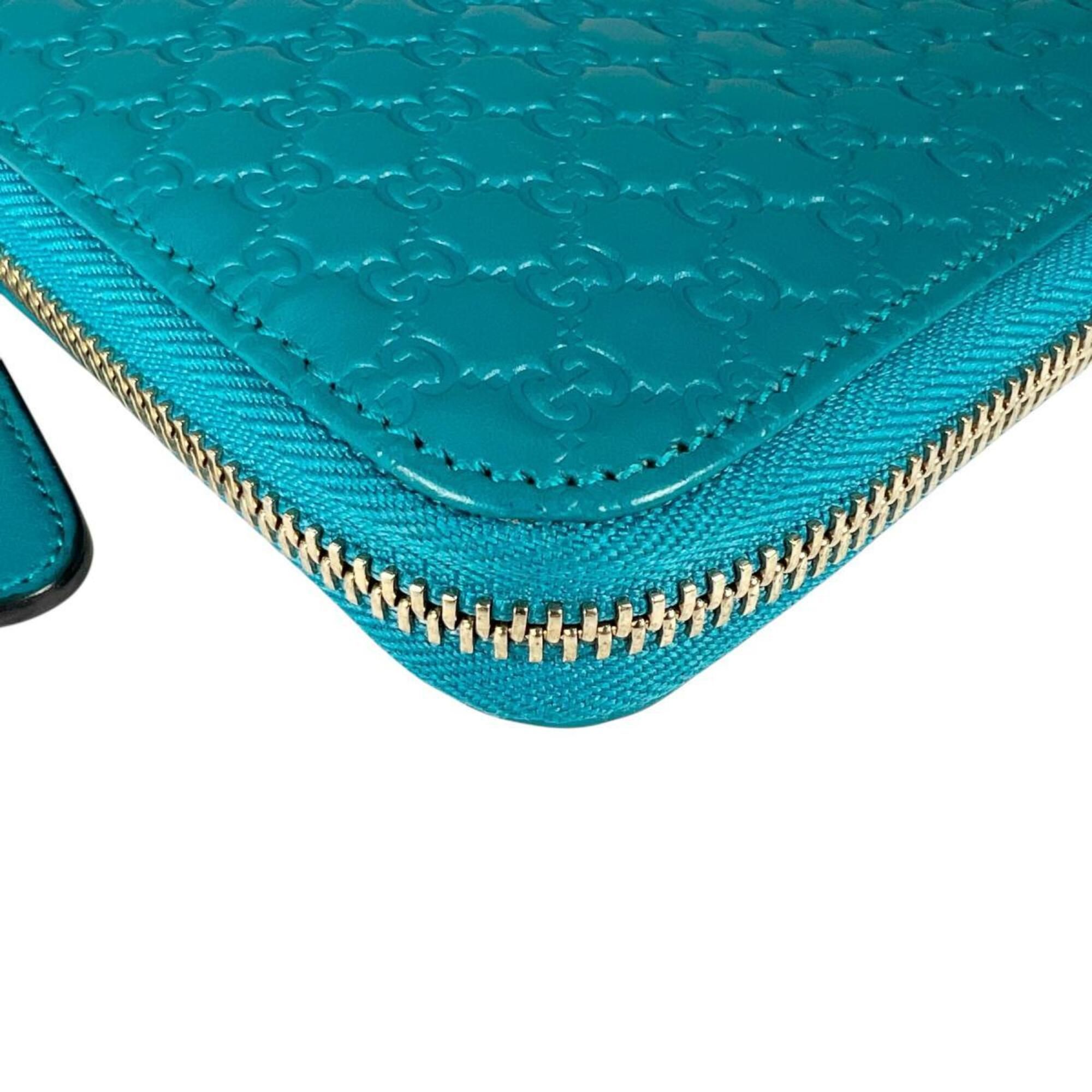 Microssima Leather Long Wallet (Bi-Fold) (Pre-Owned) - Gucci - Modalova