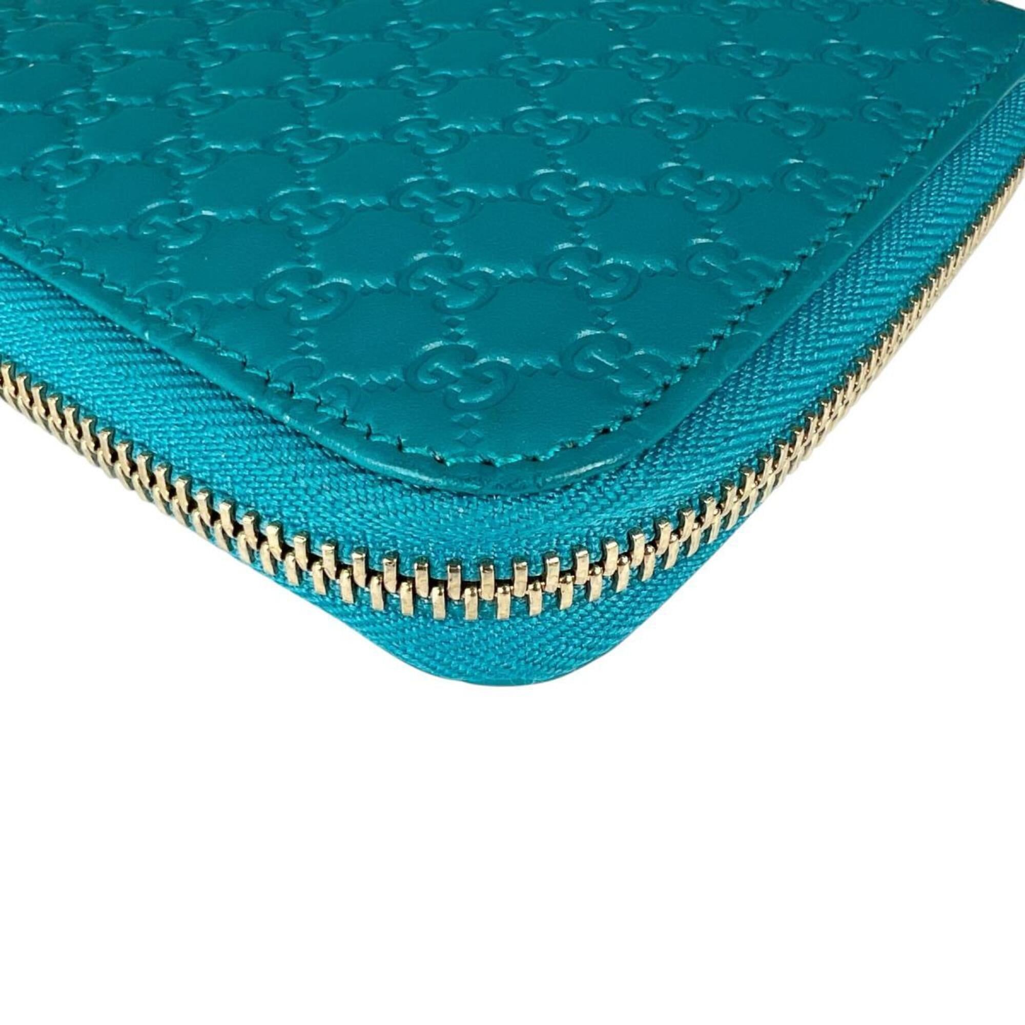 Microssima Leather Long Wallet (Bi-Fold) (Pre-Owned) - Gucci - Modalova