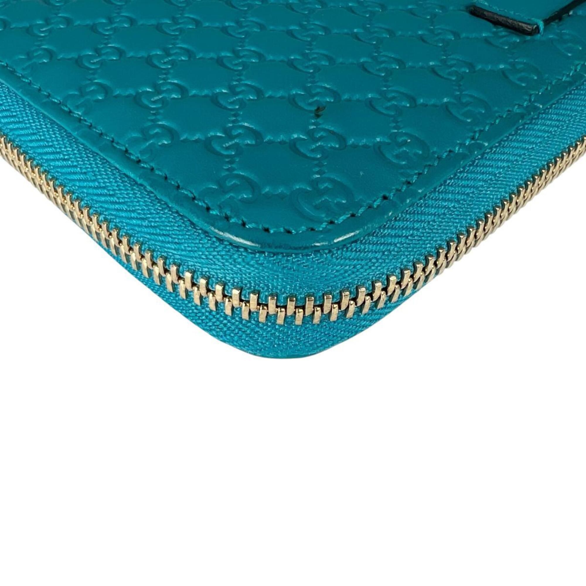 Microssima Leather Long Wallet (Bi-Fold) (Pre-Owned) - Gucci - Modalova