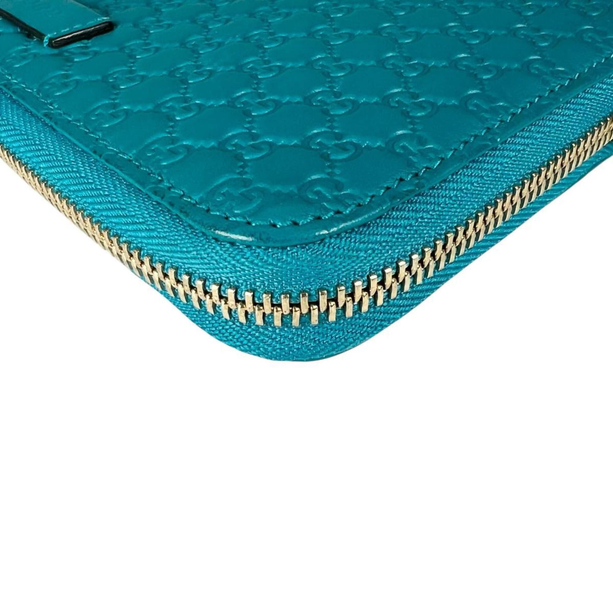 Microssima Leather Long Wallet (Bi-Fold) (Pre-Owned) - Gucci - Modalova