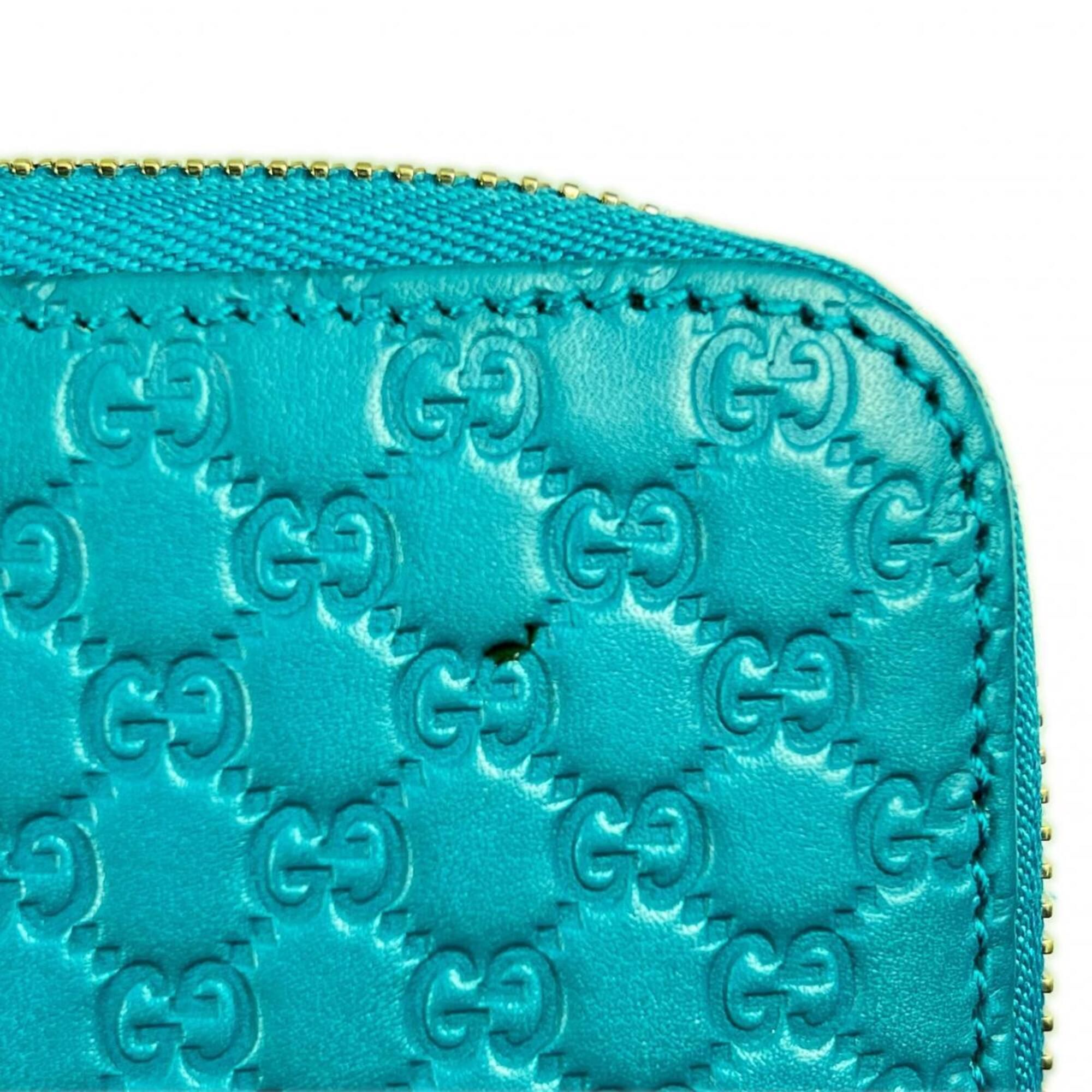 Microssima Leather Long Wallet (Bi-Fold) (Pre-Owned) - Gucci - Modalova