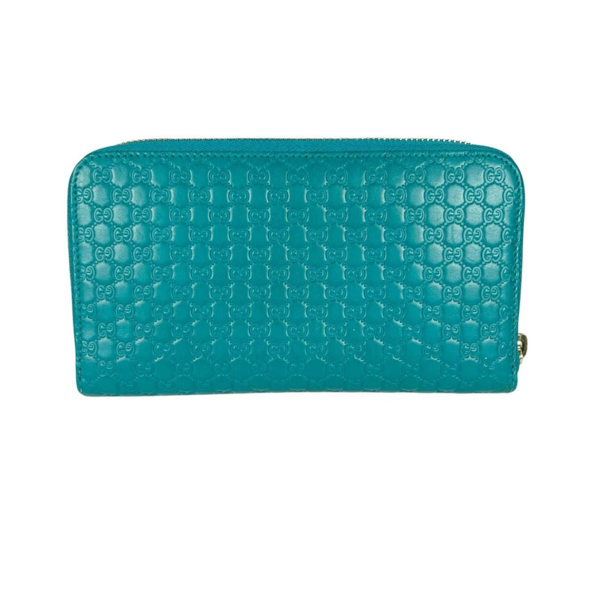 Microssima Leather Long Wallet (Bi-Fold) (Pre-Owned) - Gucci - Modalova
