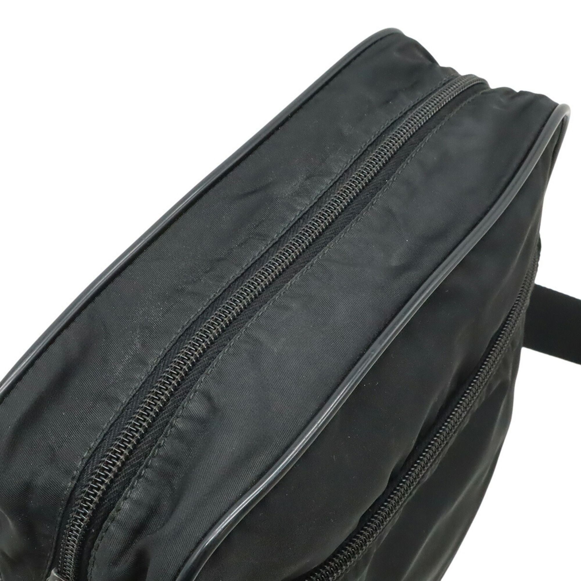 Nylon Leather Messenger Bag Shoulder Bag (Pre-Owned) - Prada - Modalova