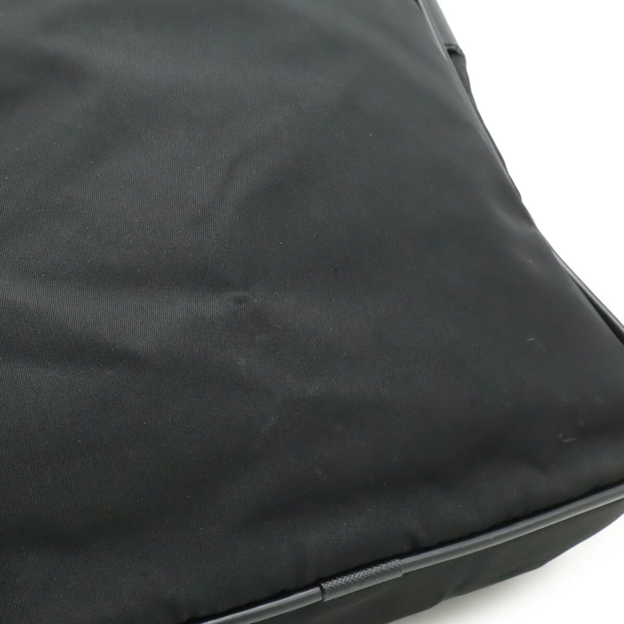 Nylon Leather Messenger Bag Shoulder Bag (Pre-Owned) - Prada - Modalova