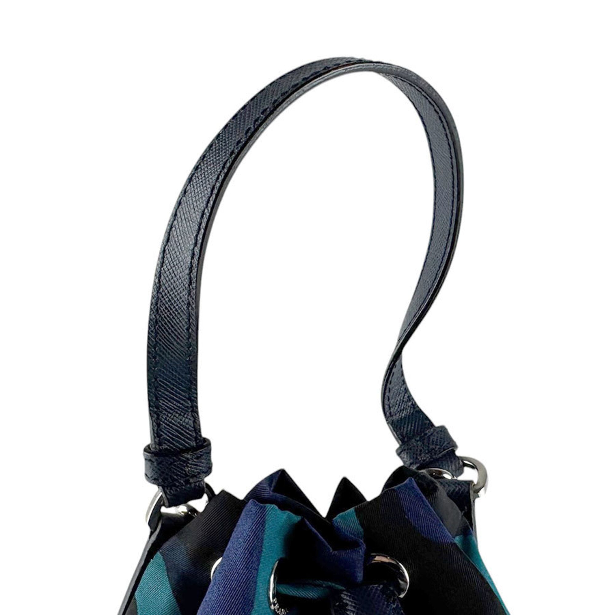 Nylon Leather Handbag (Pre-Owned) - Prada - Modalova