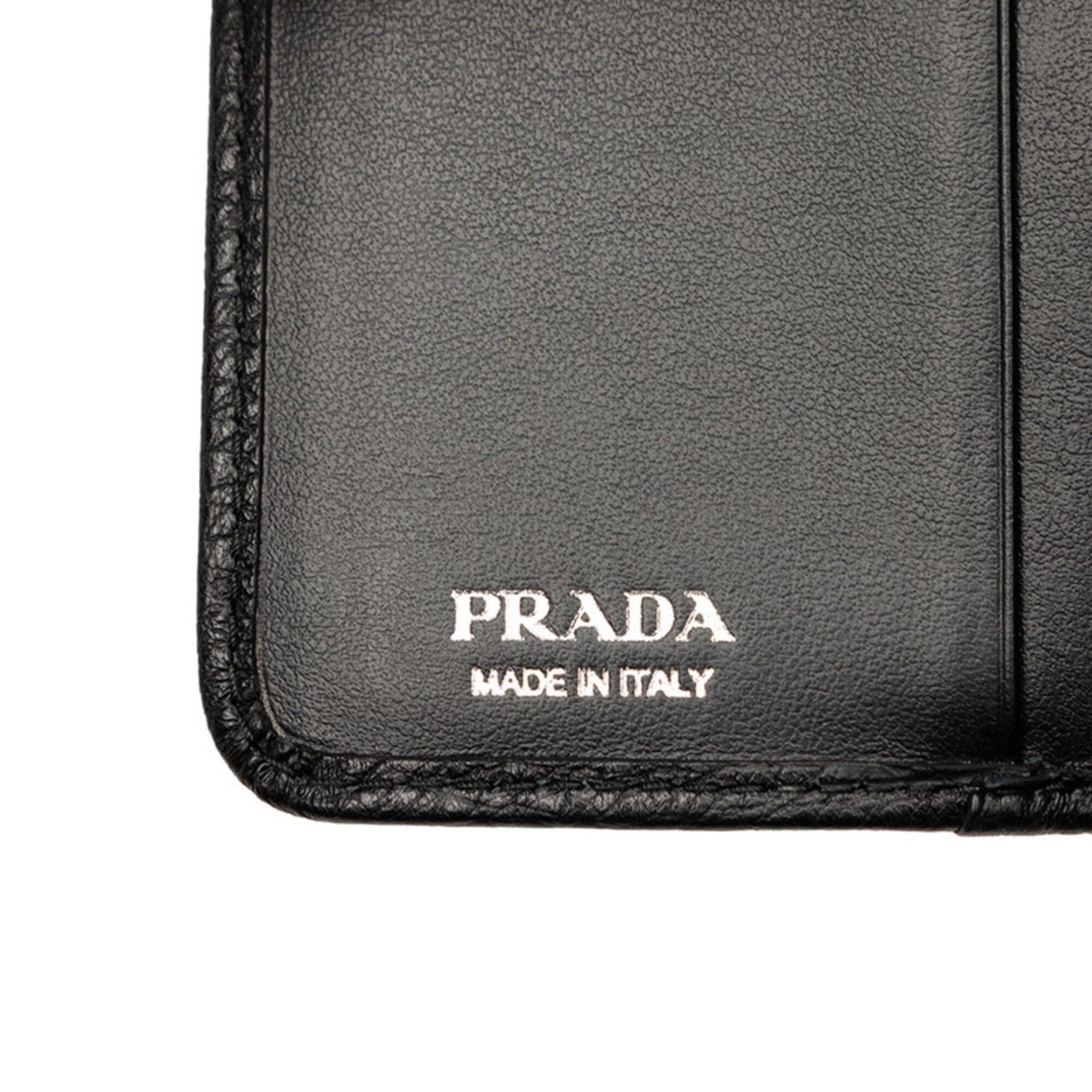 Leather Wallet (Tri-Fold) (Pre-Owned) - Prada - Modalova