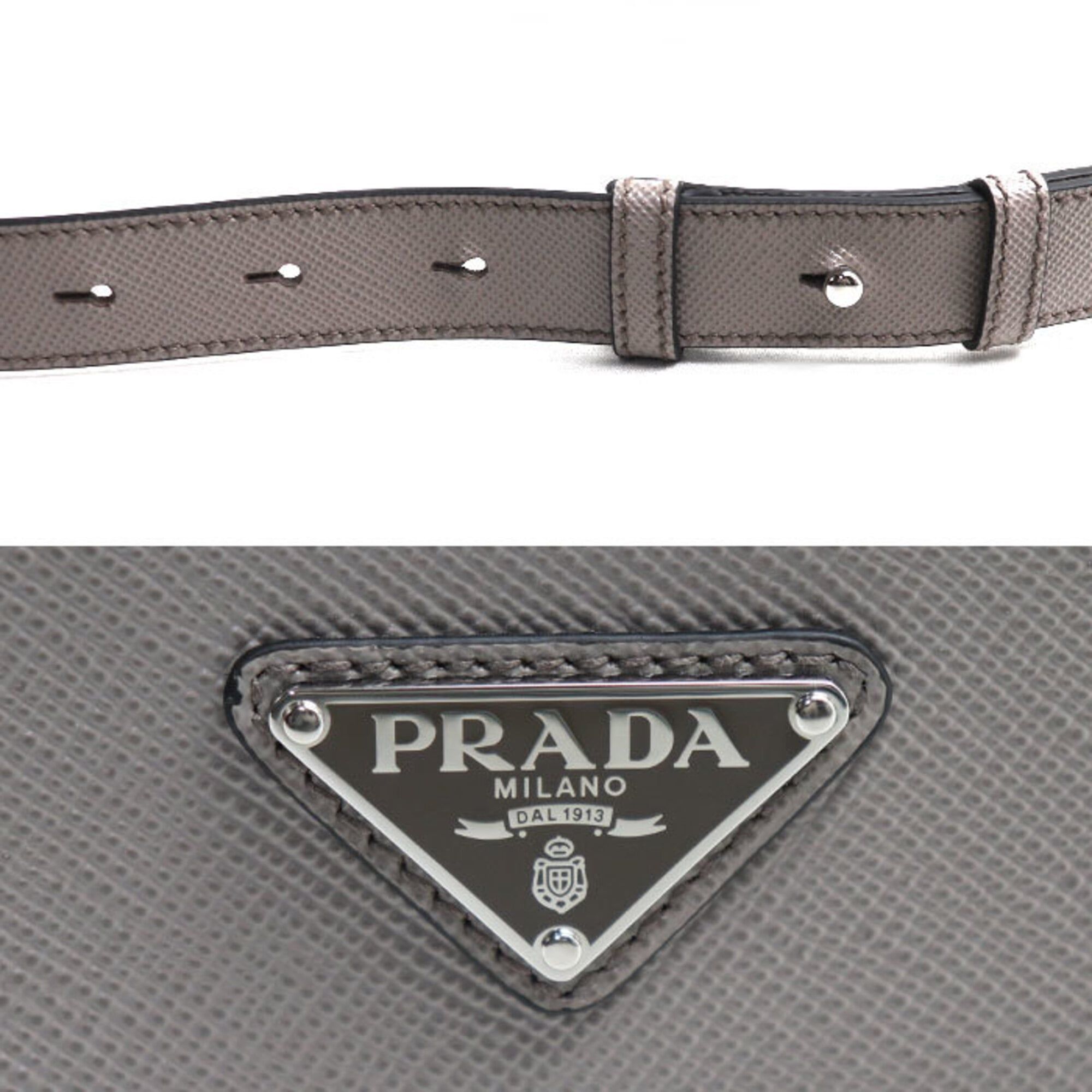 Leather Shoulder Bag (Pre-Owned) - Prada - Modalova