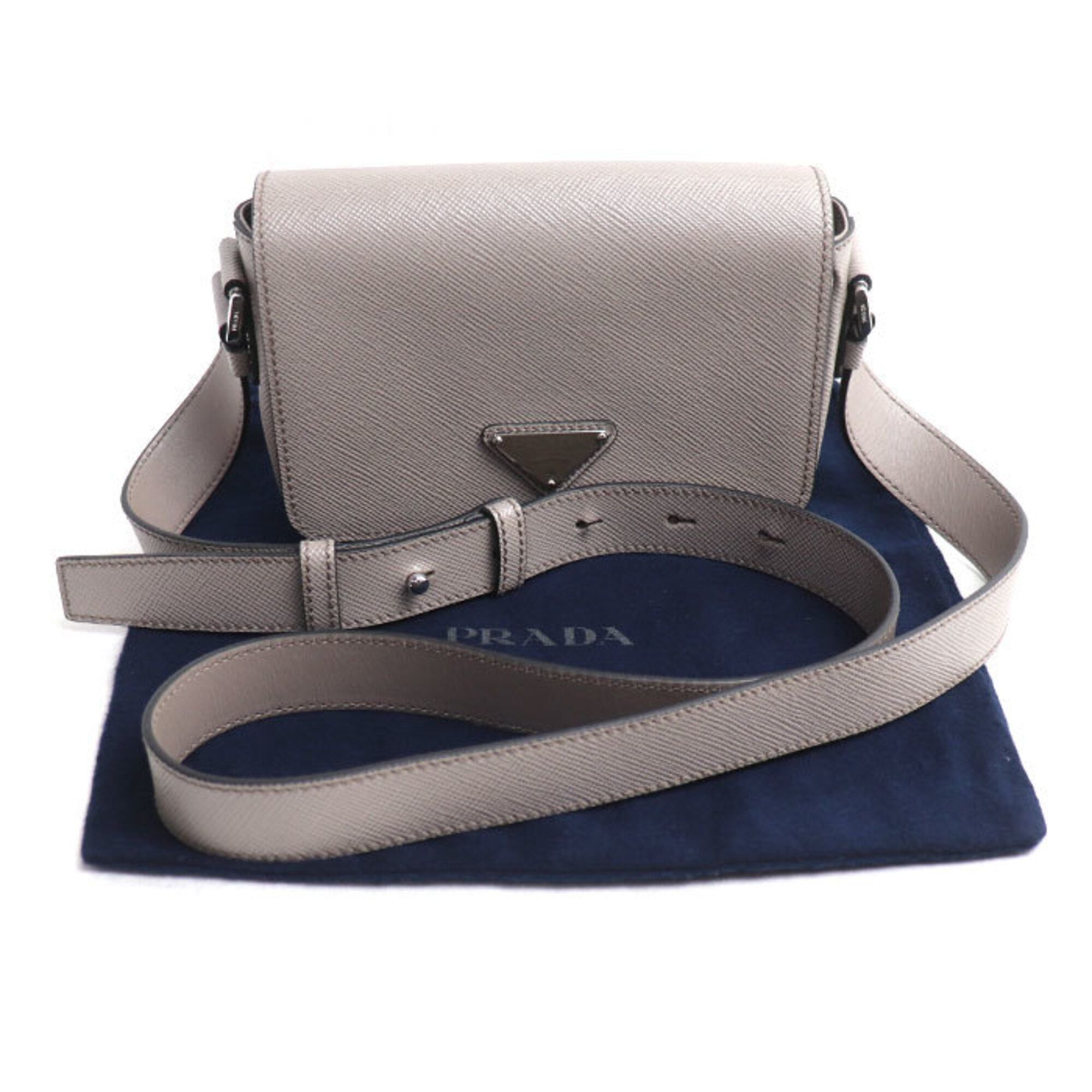 Leather Shoulder Bag (Pre-Owned) - Prada - Modalova