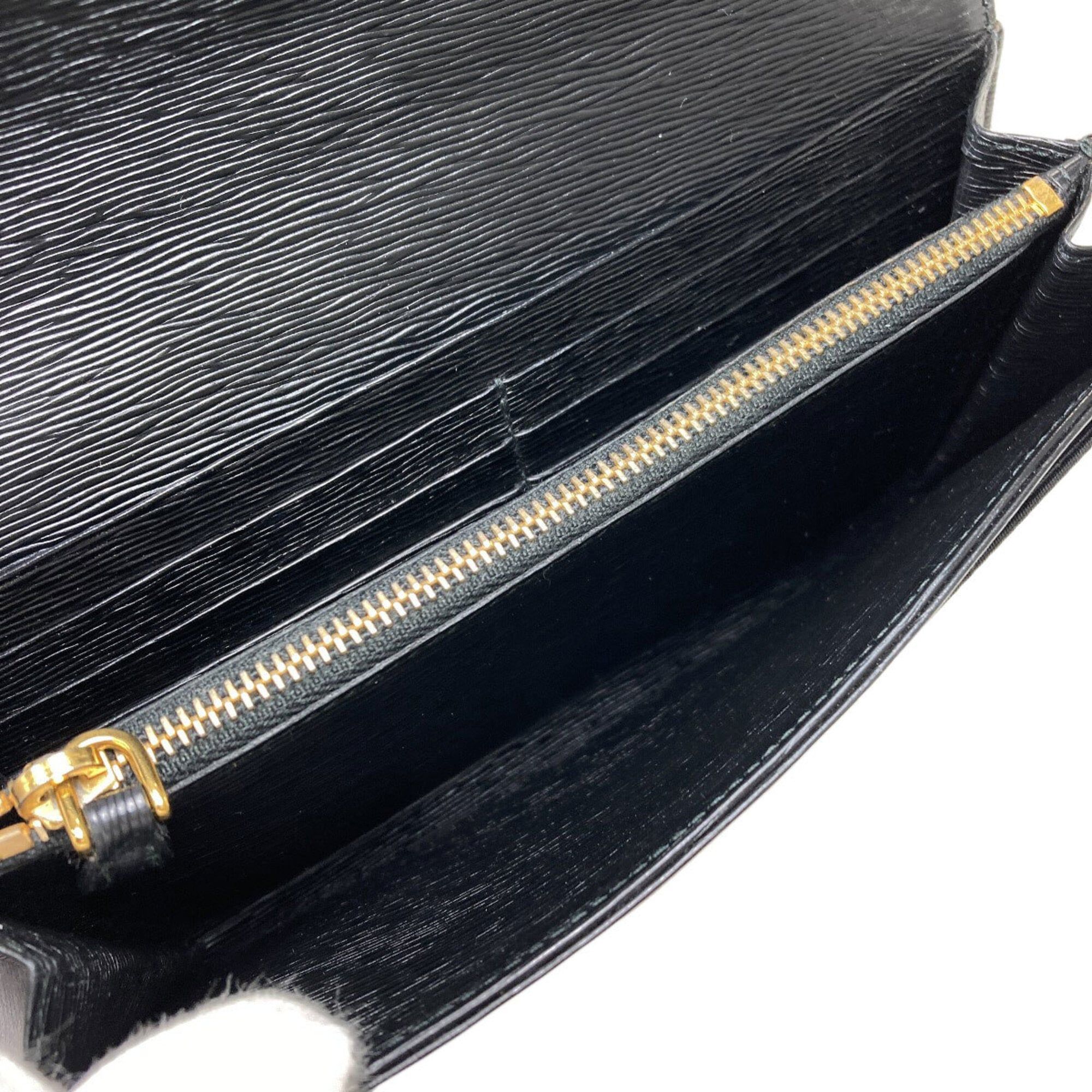 Nylon Leather Long Wallet (Bi-Fold) (Pre-Owned) - Prada - Modalova