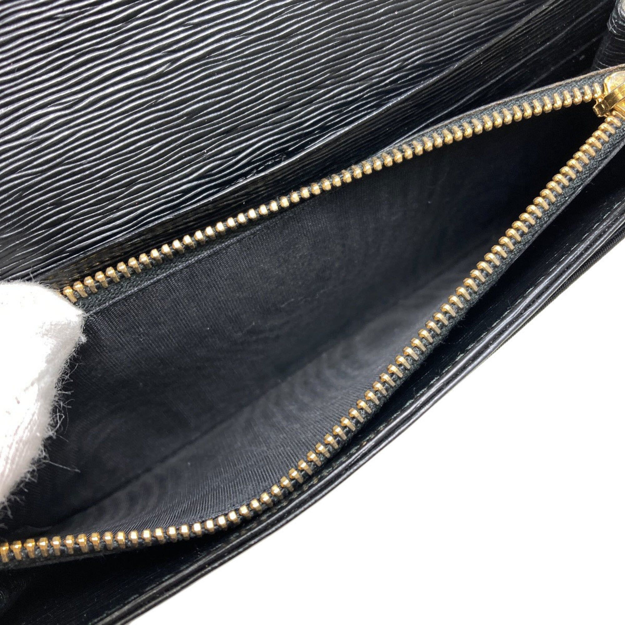Nylon Leather Long Wallet (Bi-Fold) (Pre-Owned) - Prada - Modalova