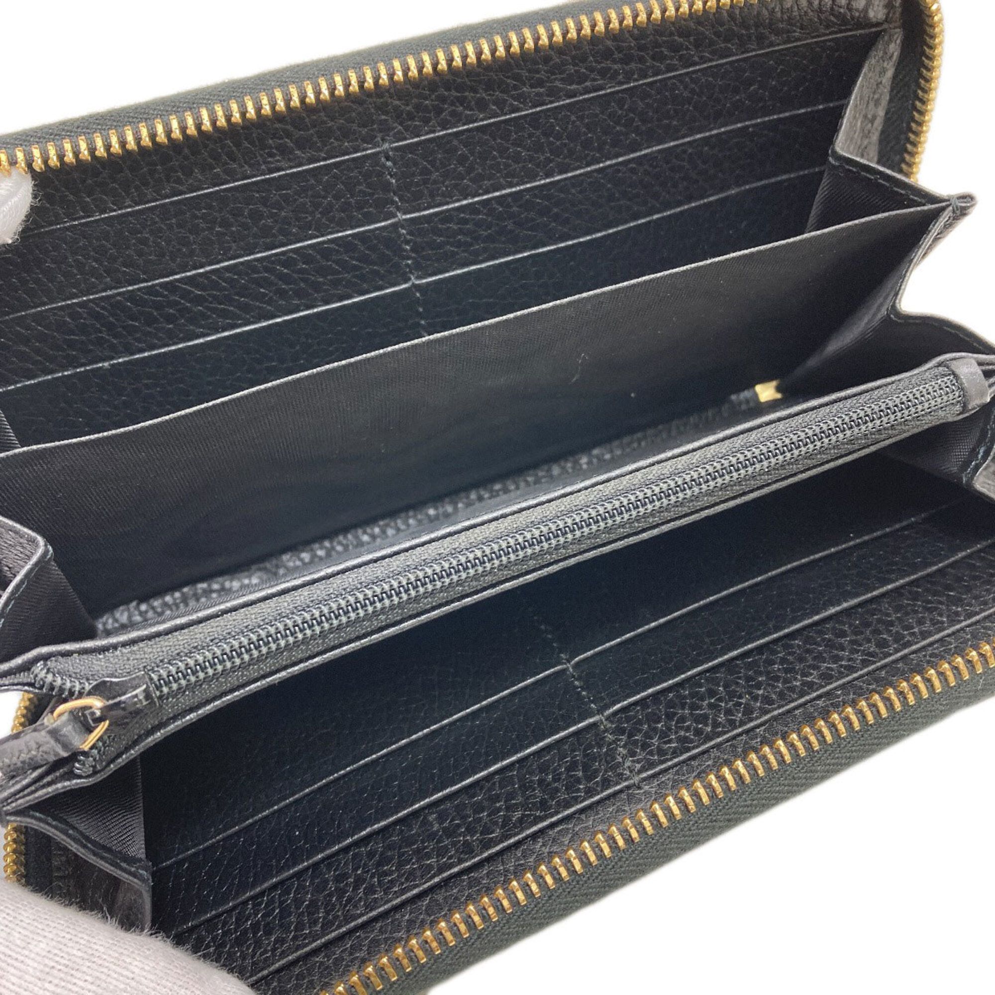 Leather Long Wallet (Bi-Fold) (Pre-Owned) - Gucci - Modalova