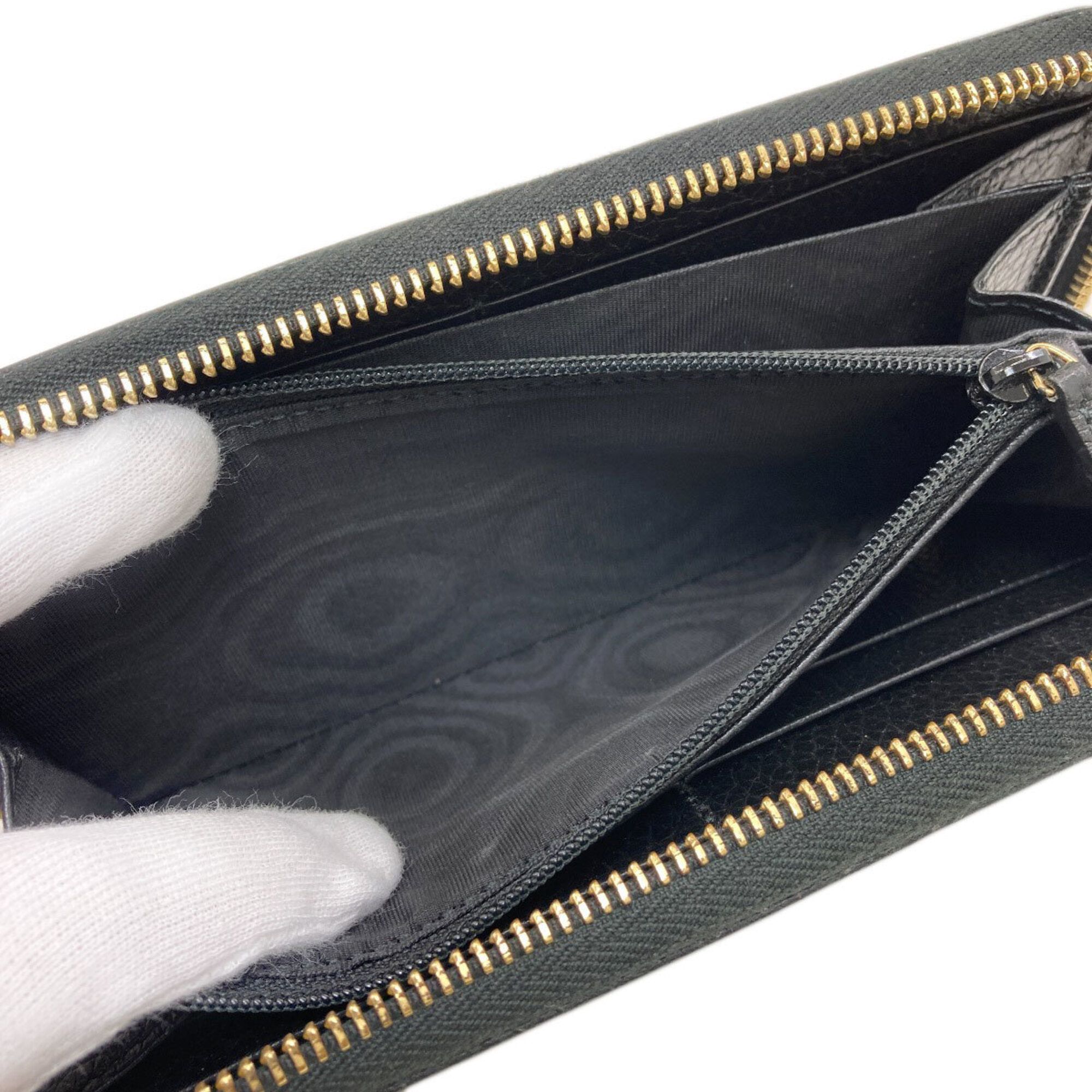 Leather Long Wallet (Bi-Fold) (Pre-Owned) - Gucci - Modalova