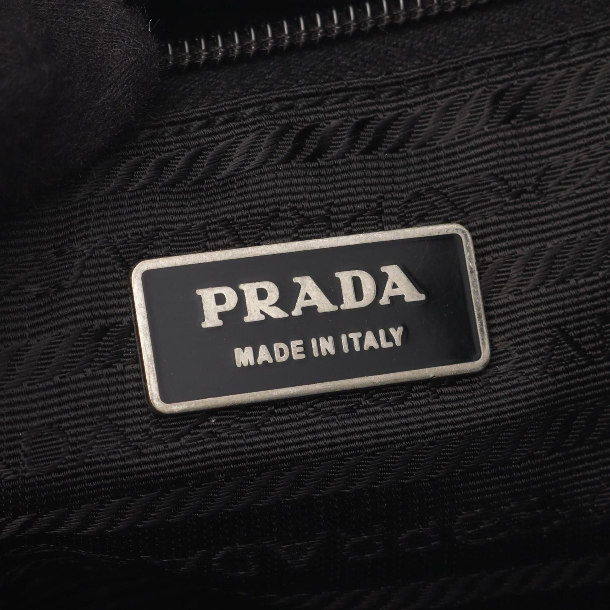 Nylon Saffiano Triangle Handbag Shoulder Bag (Pre-Owned) - Prada - Modalova
