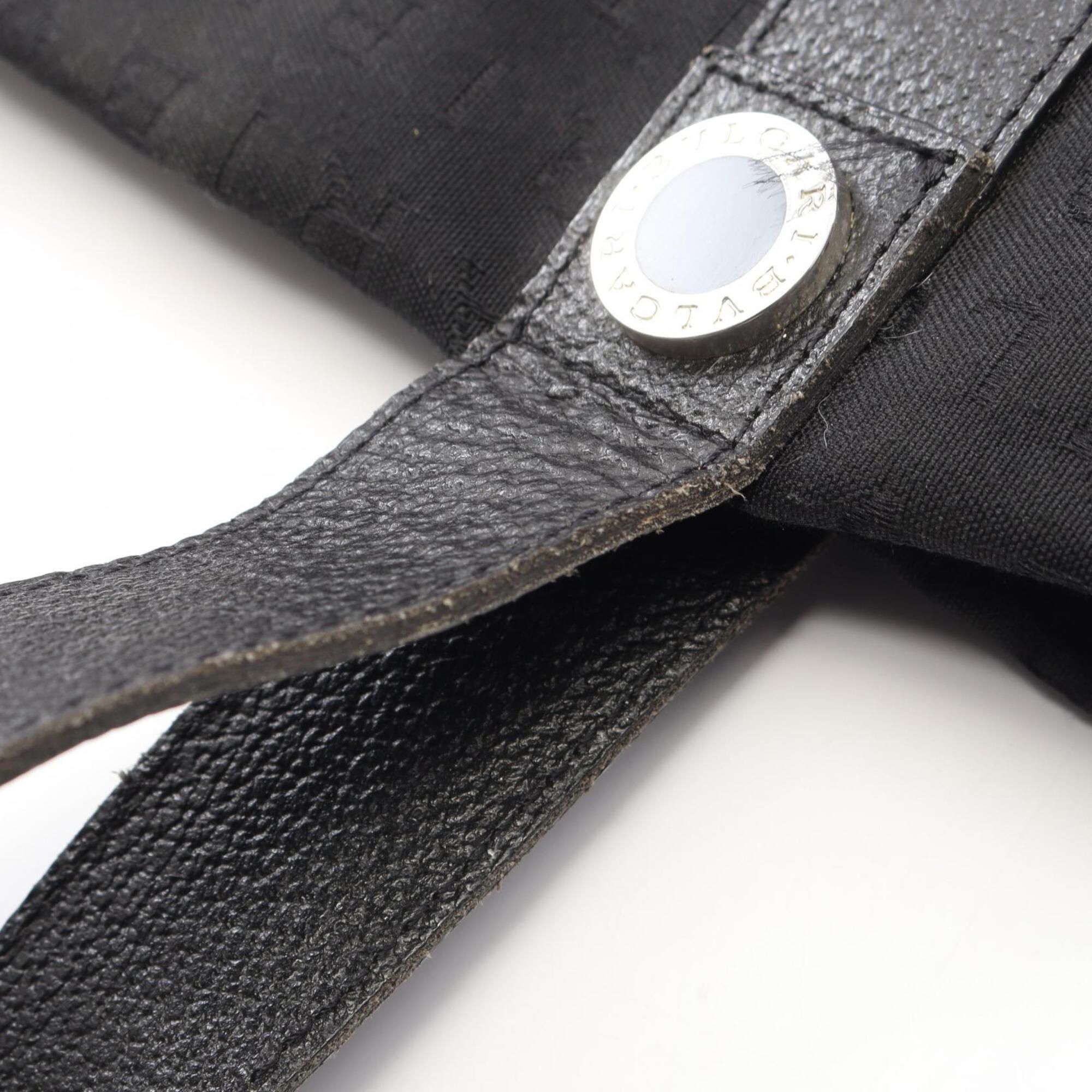 Canvas Leather Handbag Pouch (Pre-Owned) - Bvlgari - Modalova