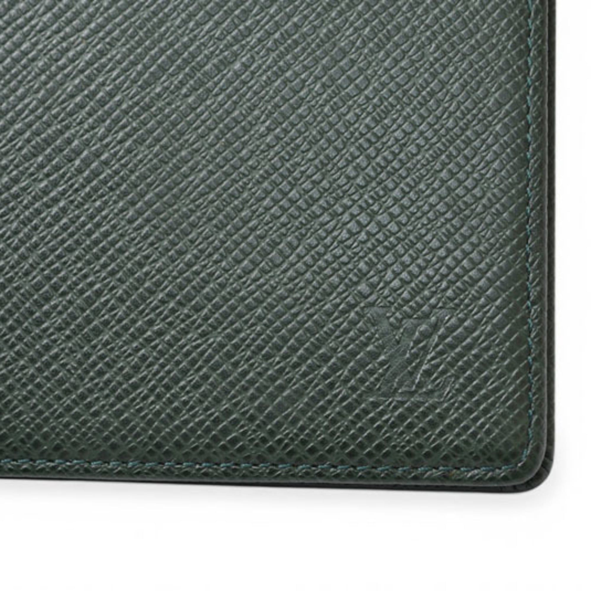 Taiga Leather Wallet (Bi-Fold) (Pre-Owned) - Louis Vuitton - Modalova