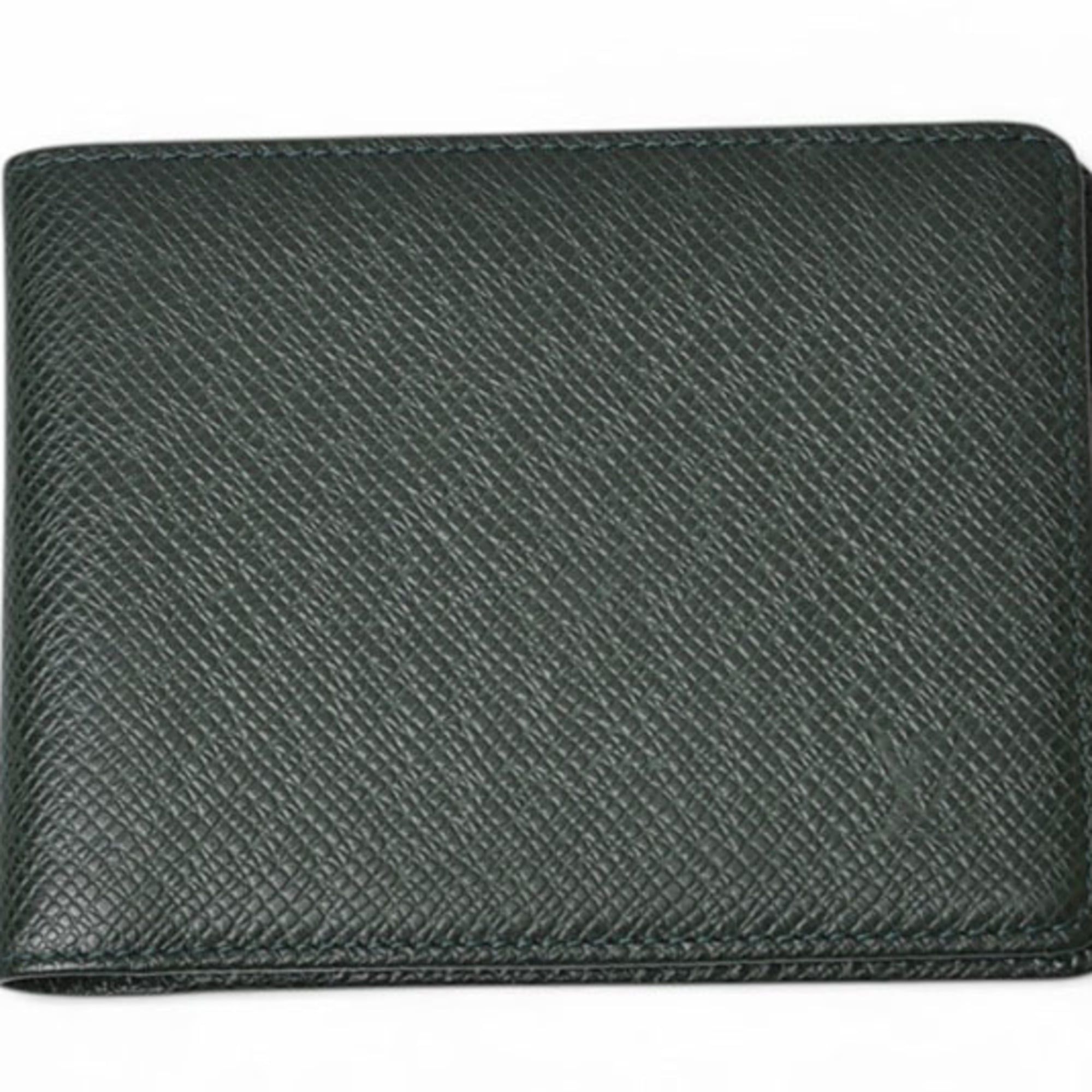 Taiga Leather Wallet (Bi-Fold) (Pre-Owned) - Louis Vuitton - Modalova