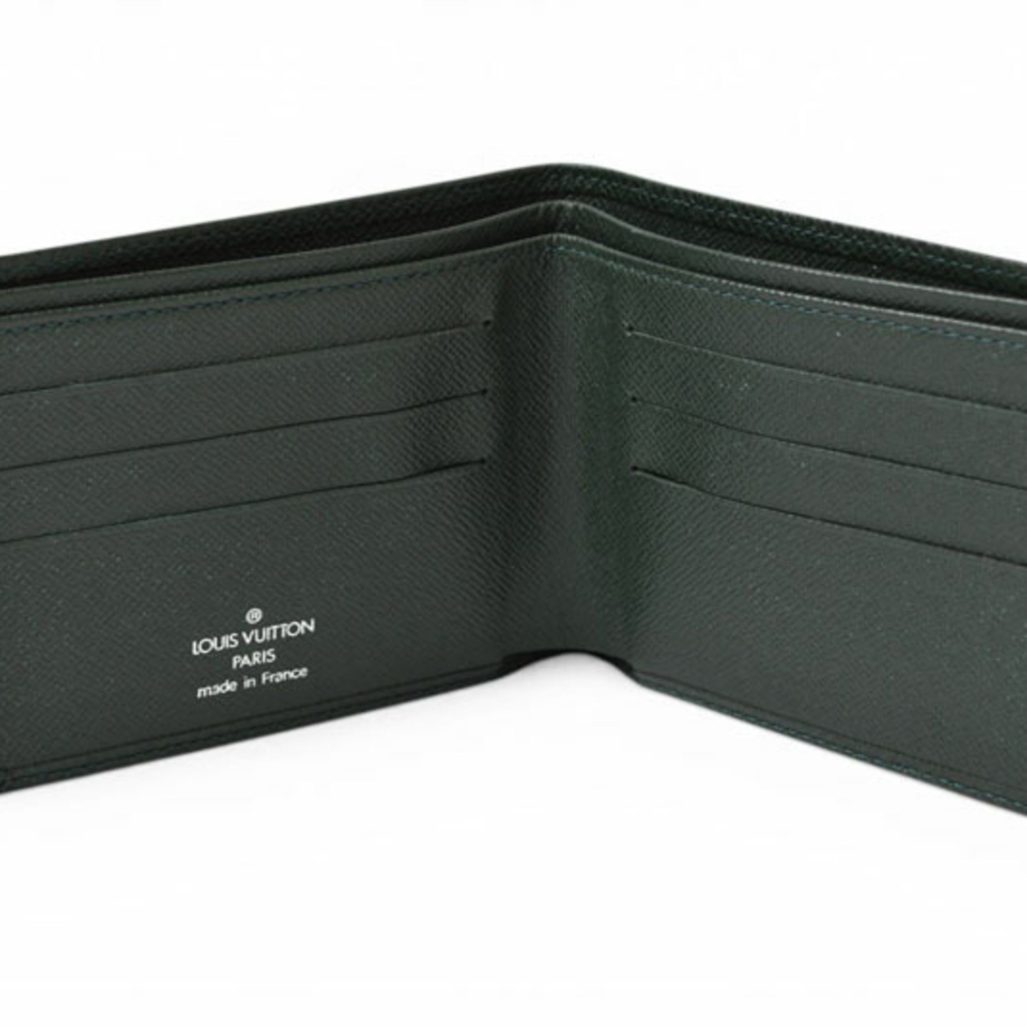 Taiga Leather Wallet (Bi-Fold) (Pre-Owned) - Louis Vuitton - Modalova