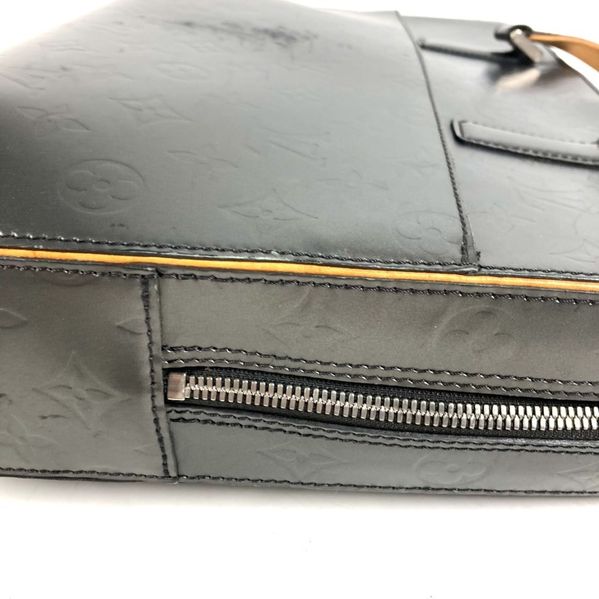 Monogram Mat Leather Briefcase Tote Bag (Pre-Owned) - Louis Vuitton - Modalova