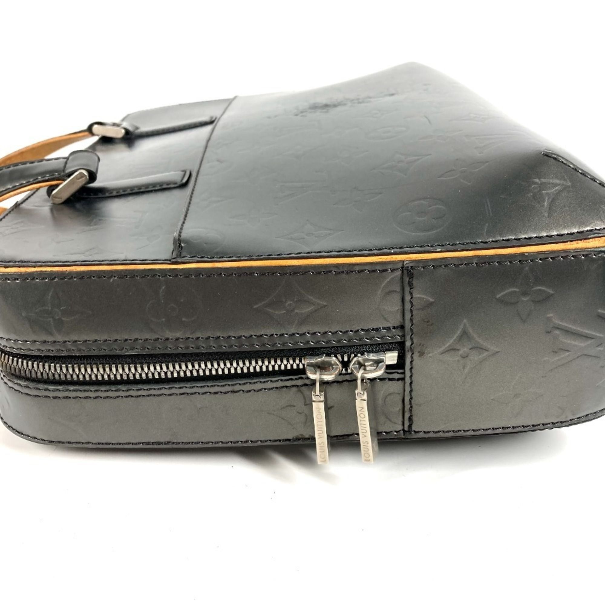 Monogram Mat Leather Briefcase Tote Bag (Pre-Owned) - Louis Vuitton - Modalova