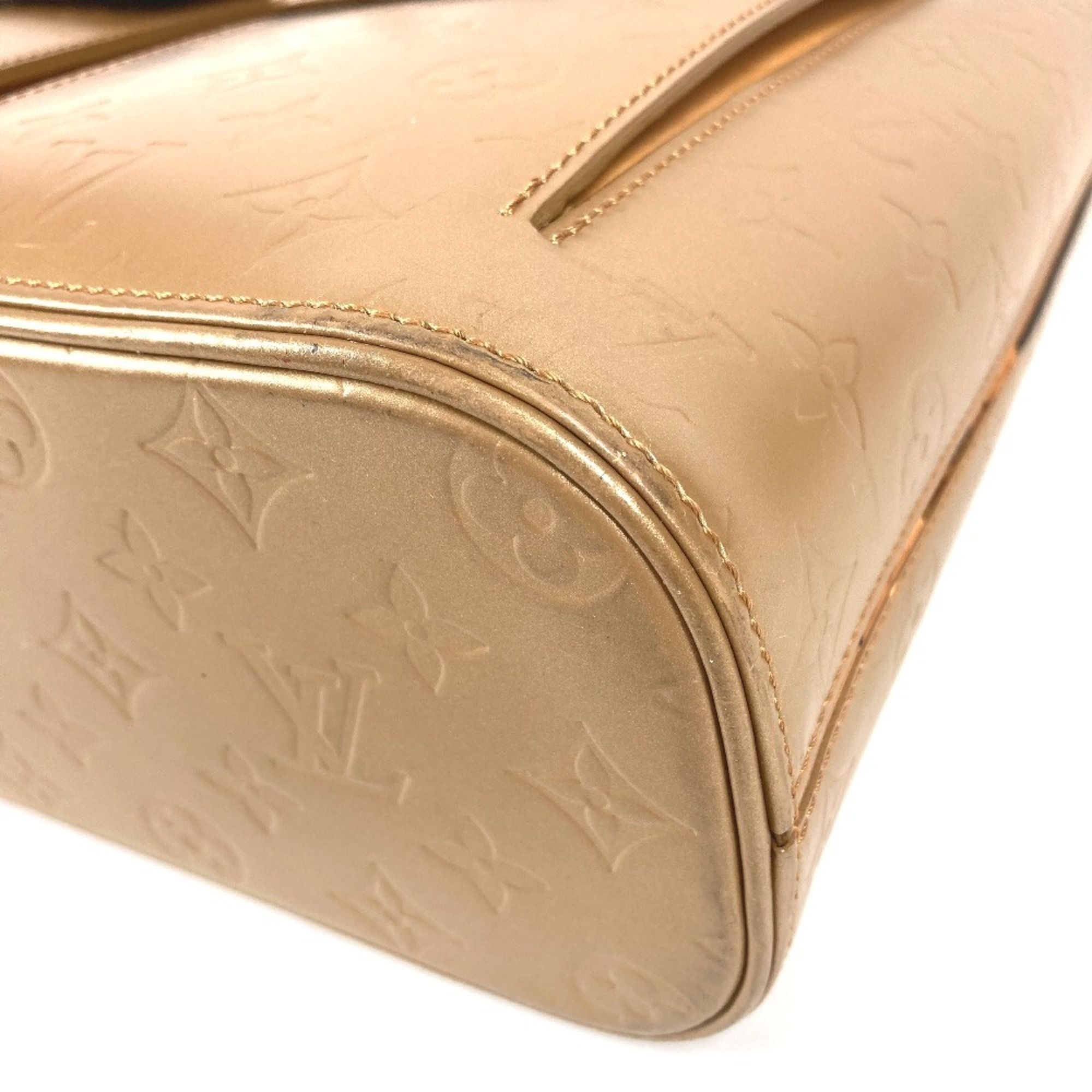 Monogram Mat Leather Shoulder Bag Tote Bag (Pre-Owned) - Louis Vuitton - Modalova