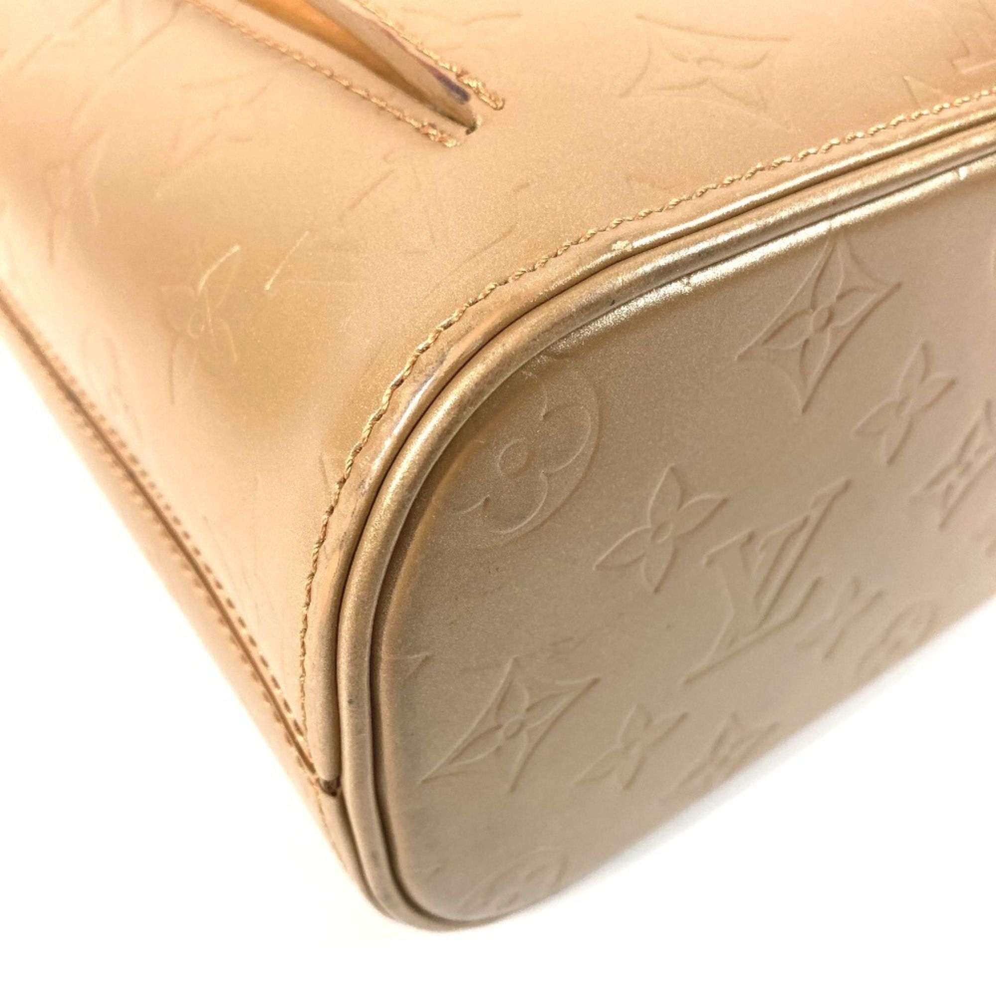 Monogram Mat Leather Shoulder Bag Tote Bag (Pre-Owned) - Louis Vuitton - Modalova