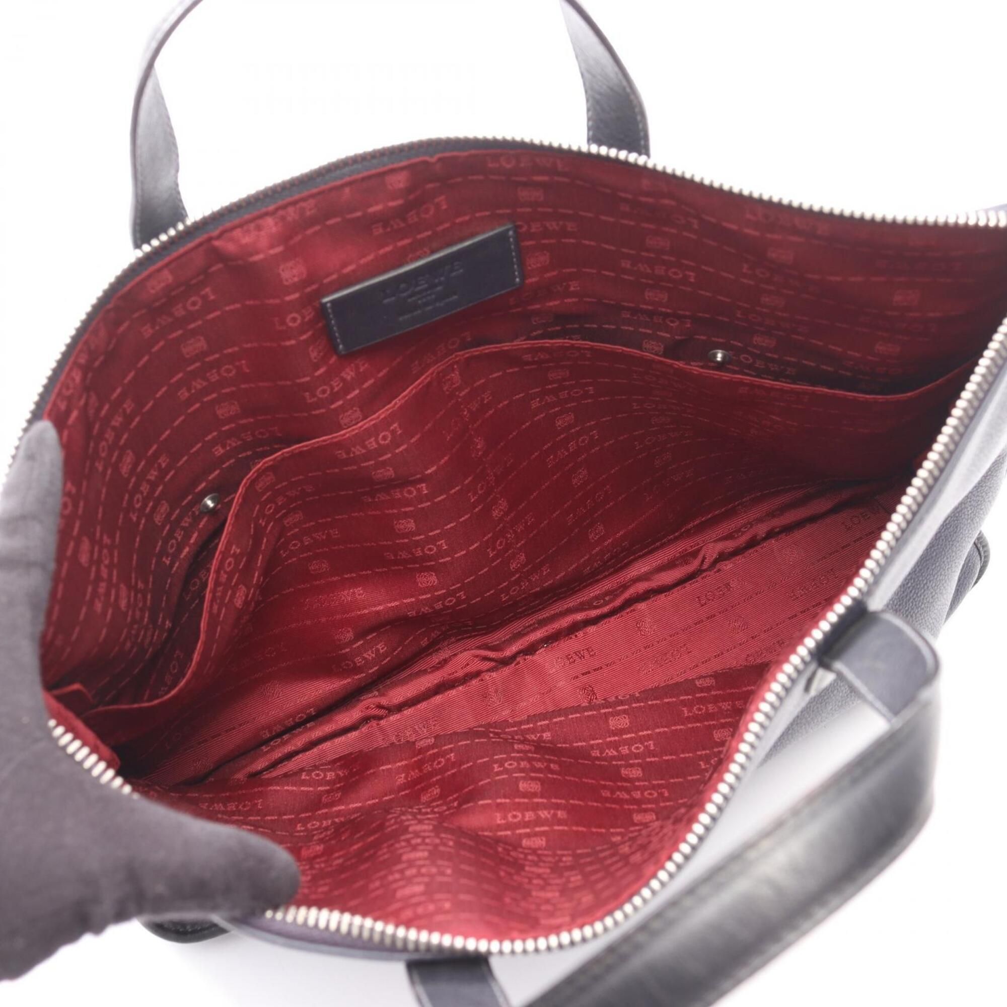 Leather Briefcase Handbag (Pre-Owned) - Loewe - Modalova