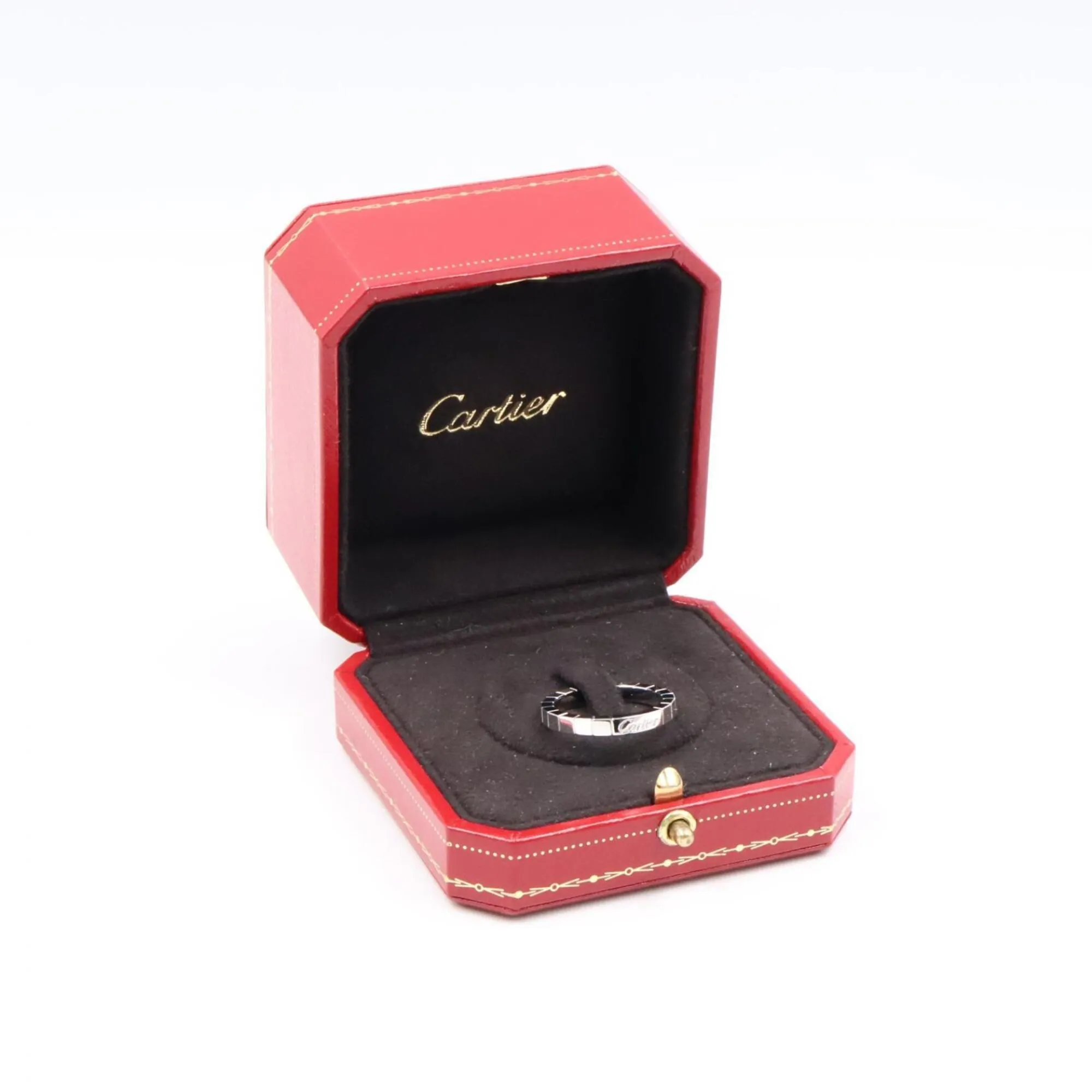 White Gold (18K) Band Ring (Pre-Owned) - Cartier - Modalova