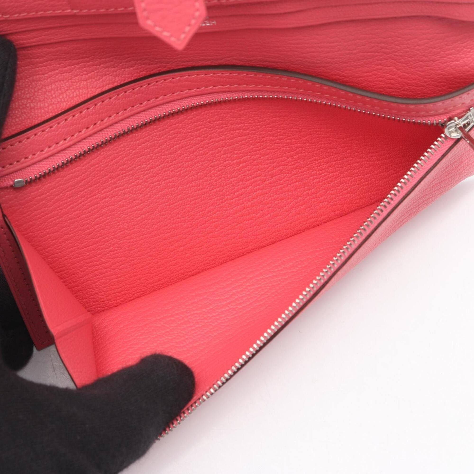 Chevre Leather Long Wallet (Bi-Fold) (Pre-Owned) - Hermes - Modalova