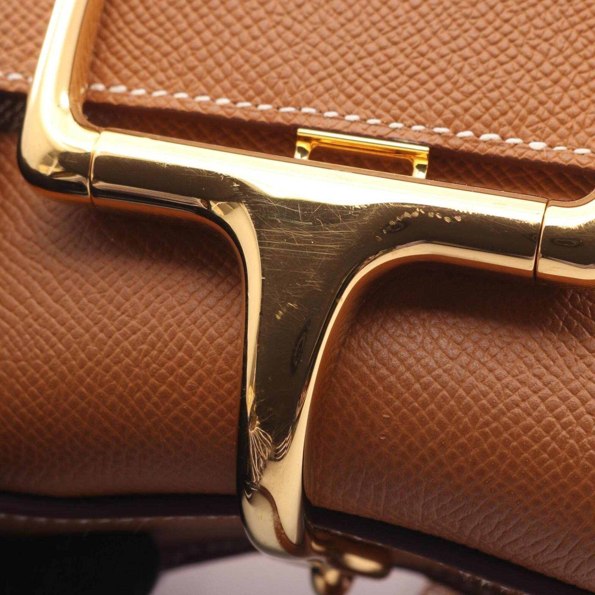 Epsom Leather Leather Handbag Shoulder Bag (Pre-Owned) - Hermes - Modalova