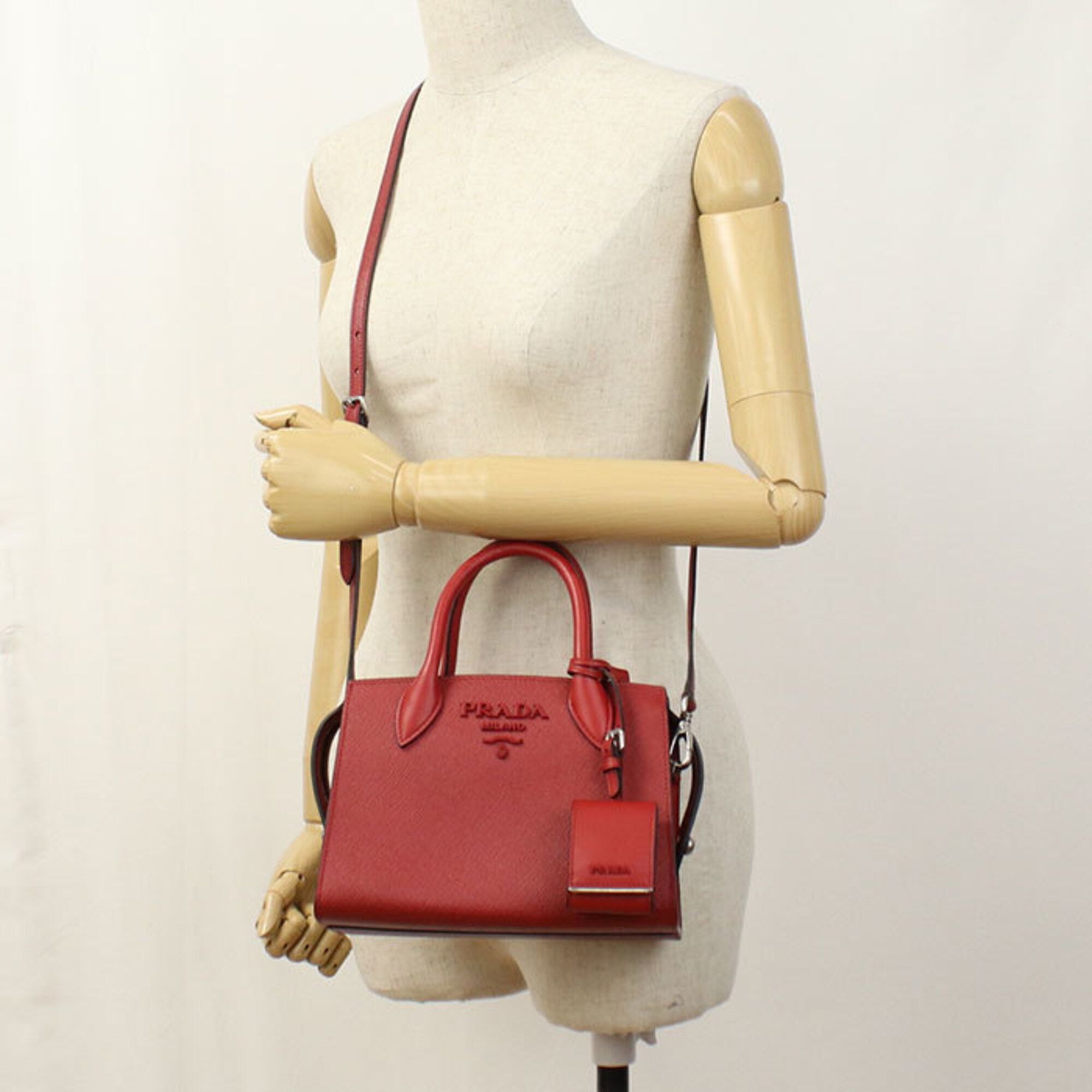 Leather Handbag (Pre-Owned) - Prada - Modalova