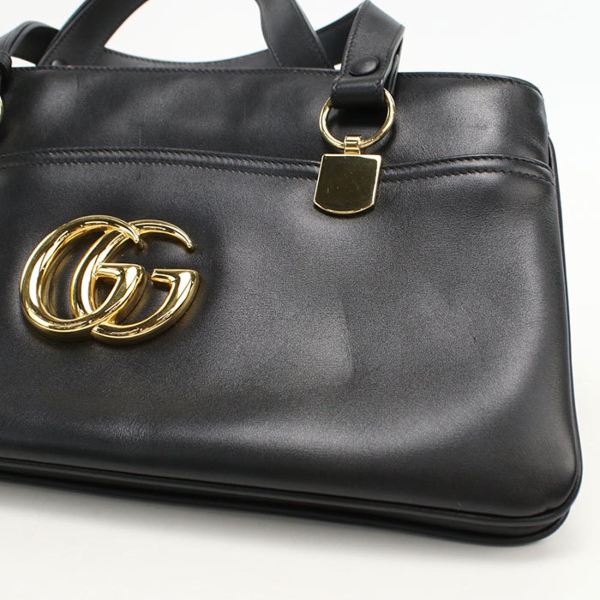 Leather Handbag (Pre-Owned) - Gucci - Modalova