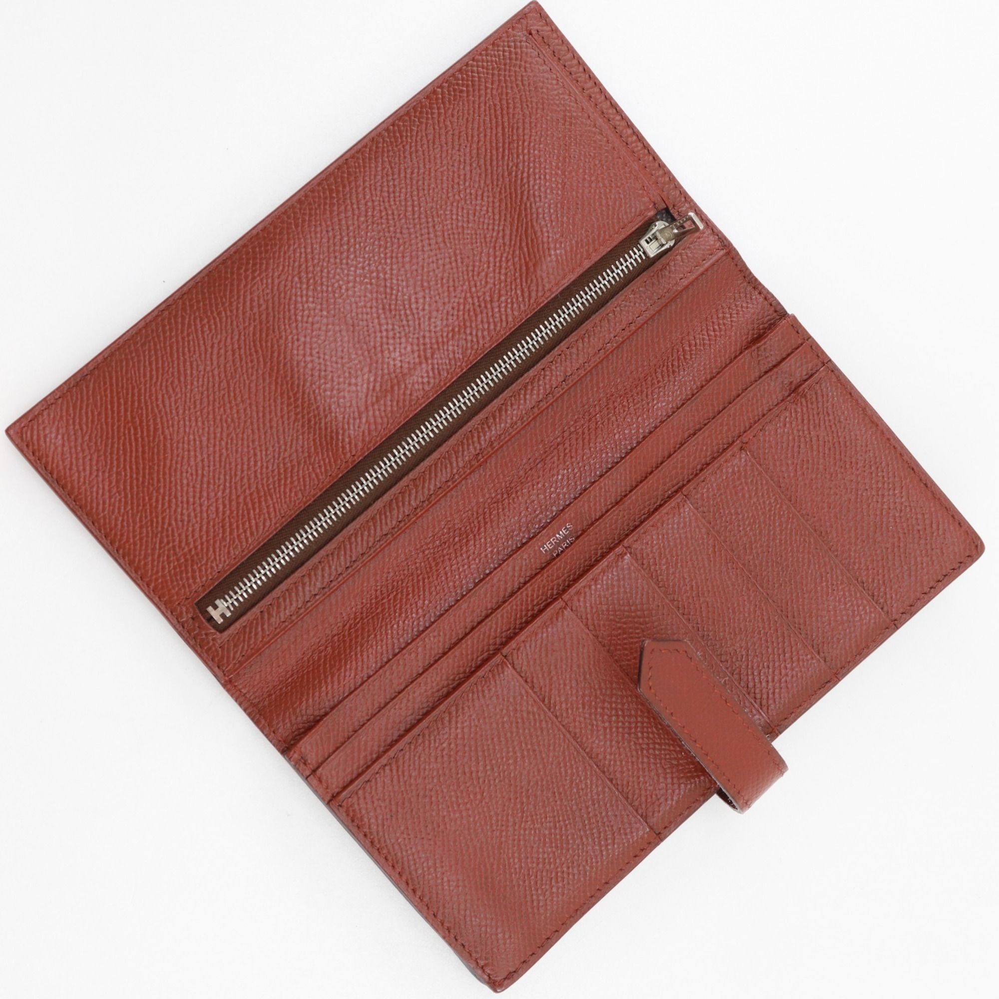 Epsom Leather Long Wallet (Bi-Fold) (Pre-Owned) - Hermes - Modalova
