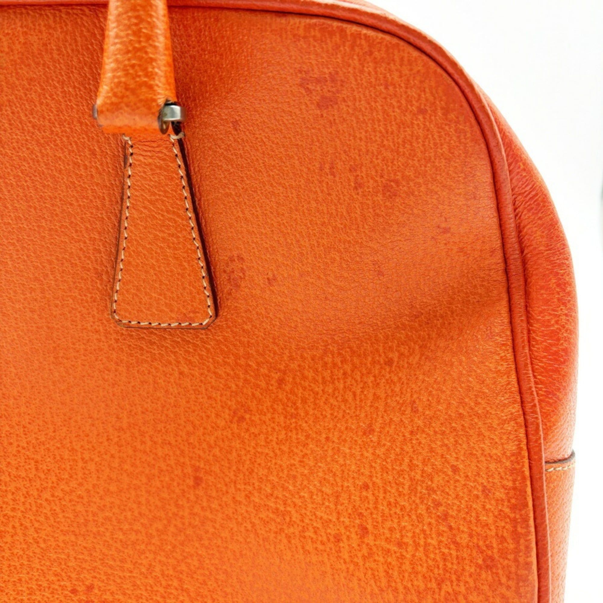 Leather Boston Bag (Pre-Owned) - Prada - Modalova