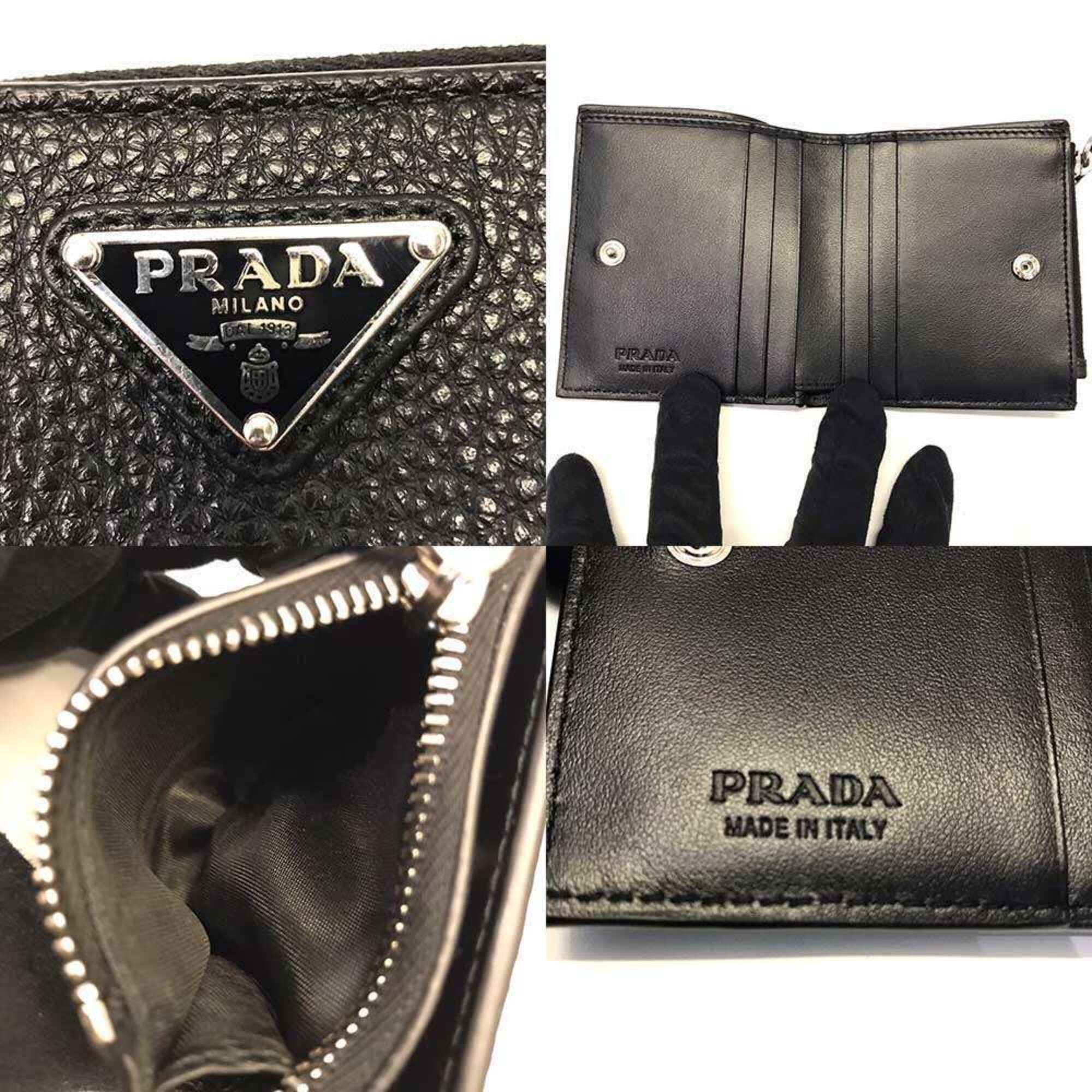 Leather Wallet (Bi-Fold) (Pre-Owned) - Prada - Modalova