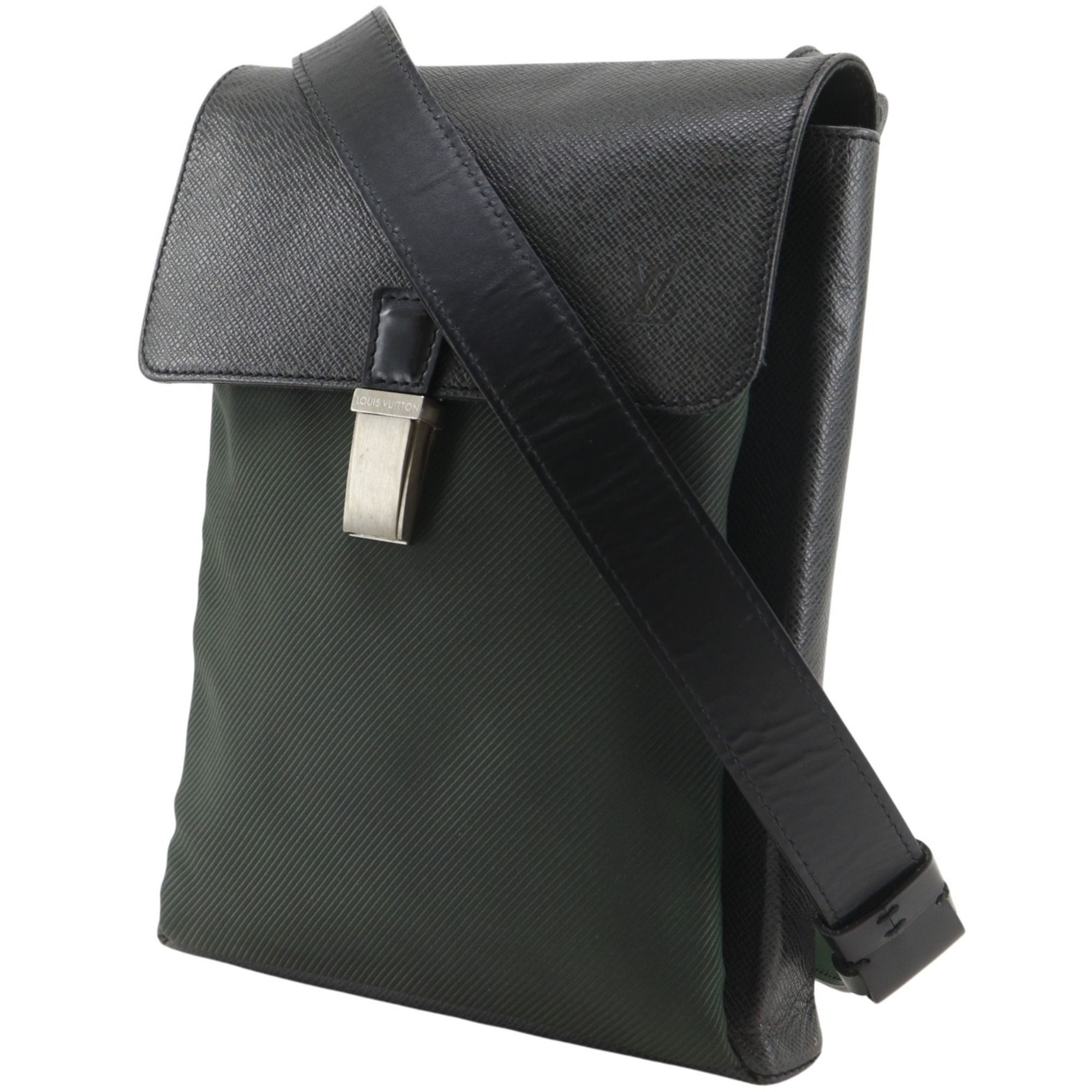 Taiga Leather Shoulder Bag (Pre-Owned) - Louis Vuitton - Modalova