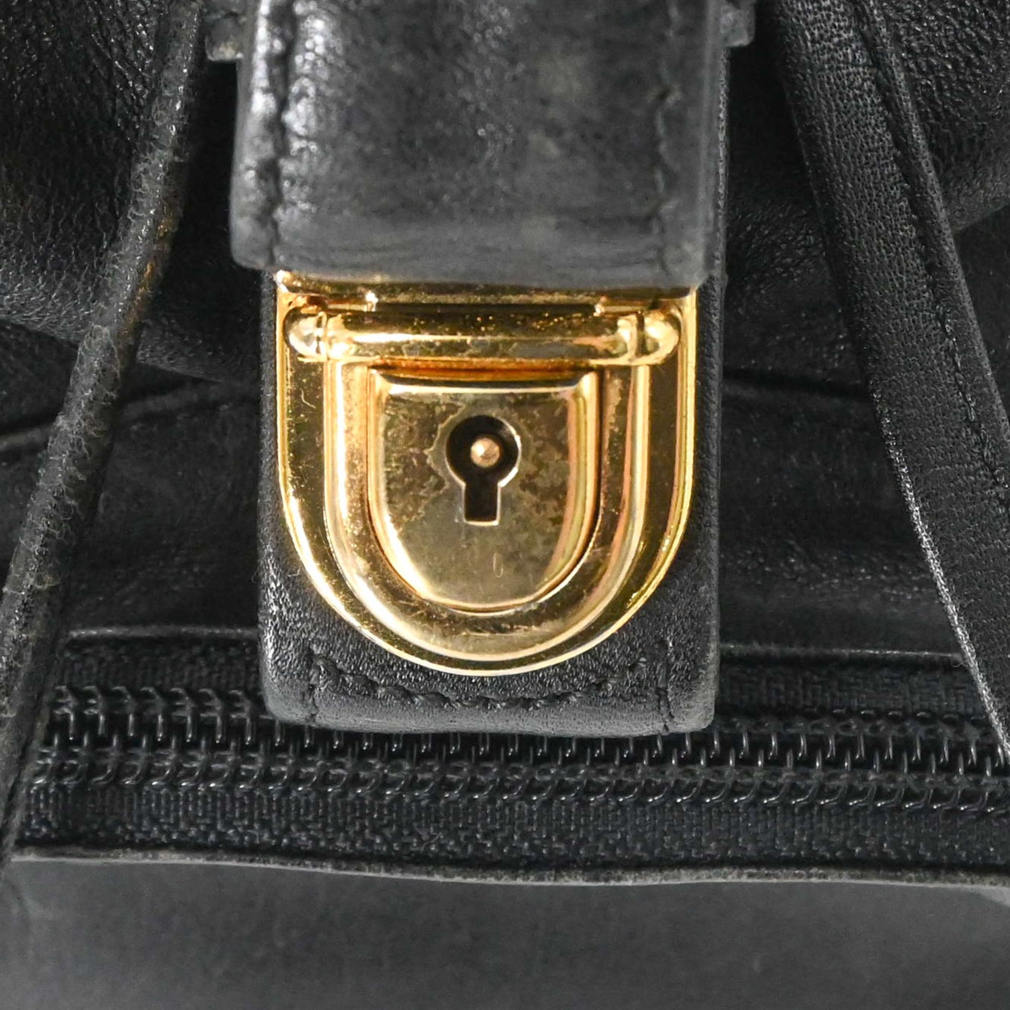 Leather Backpack (Pre-Owned) - Versace - Modalova