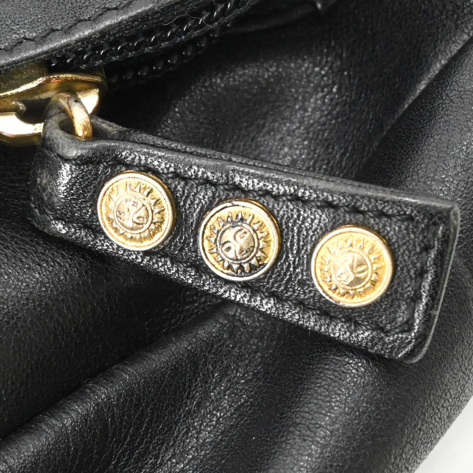 Leather Backpack (Pre-Owned) - Versace - Modalova