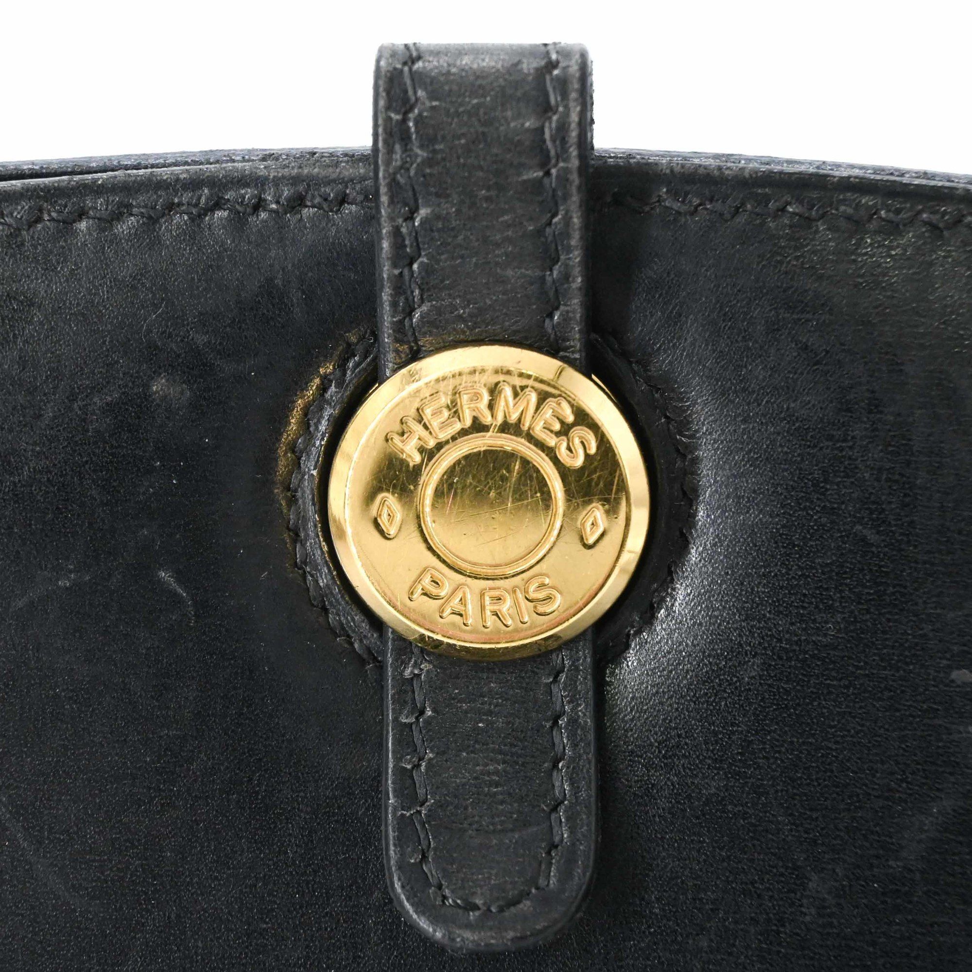 Dalvy Box Calf Leather Handbag (Pre-Owned) - Hermes - Modalova