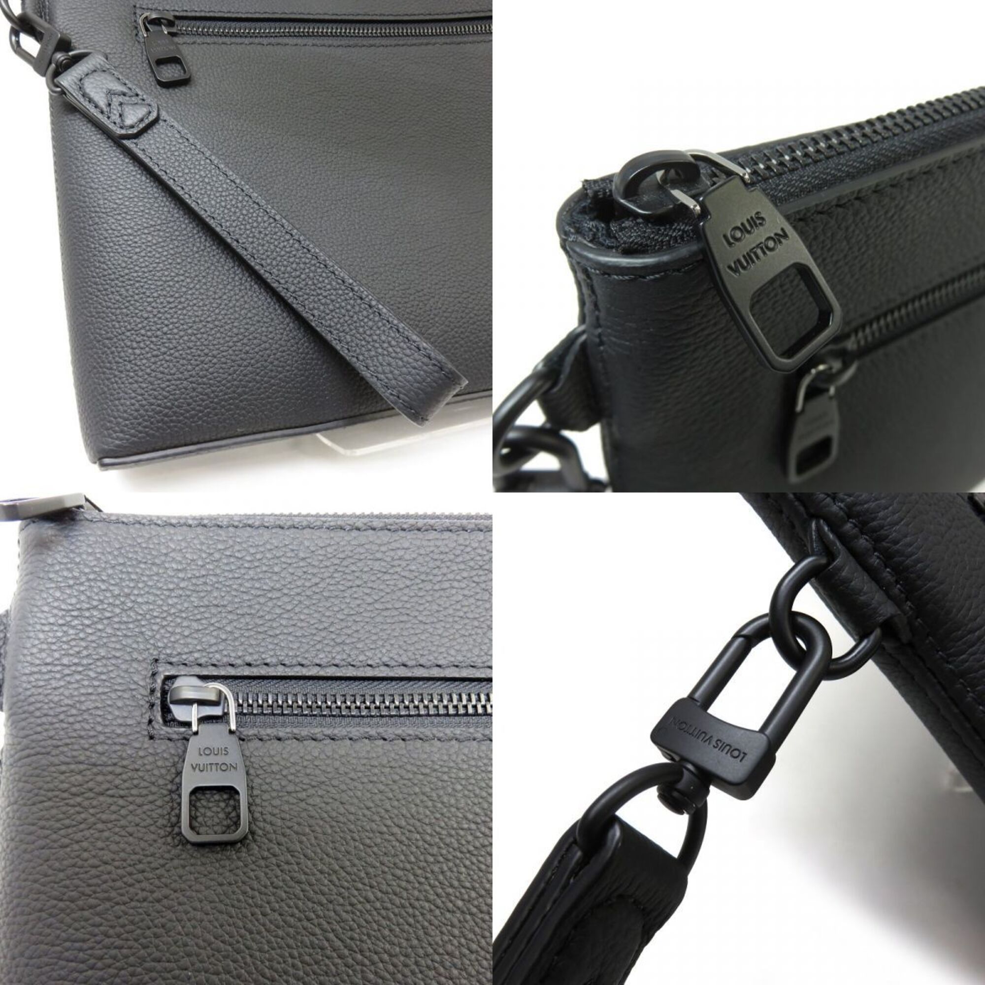Leather Clutch Bag Pouch (Pre-Owned) - Louis Vuitton - Modalova
