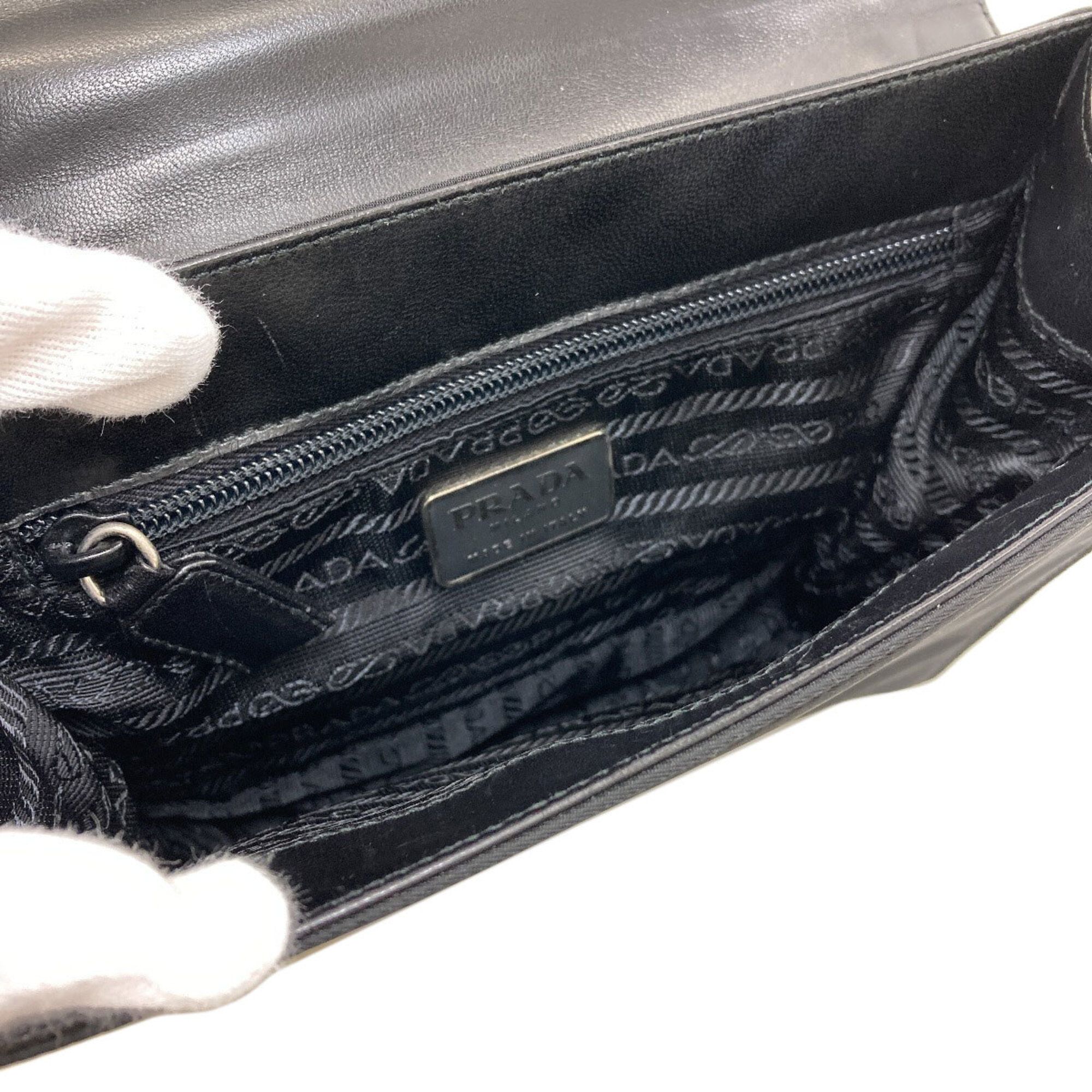 Nylon Leather Handbag (Pre-Owned) - Prada - Modalova