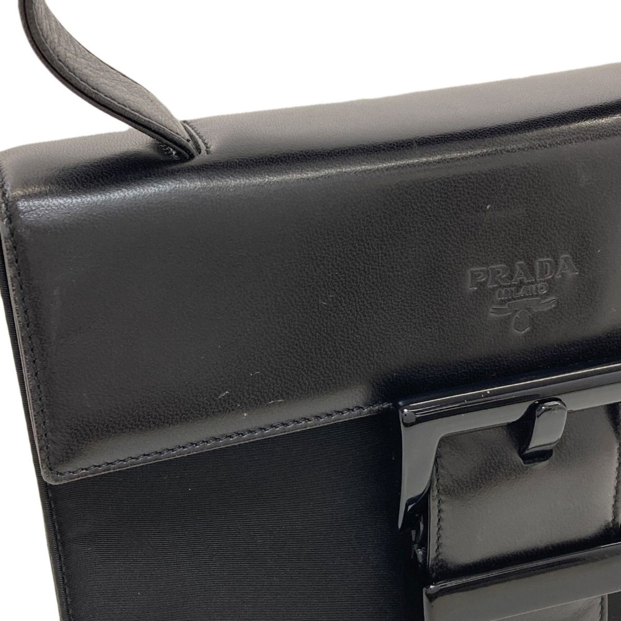 Nylon Leather Handbag (Pre-Owned) - Prada - Modalova