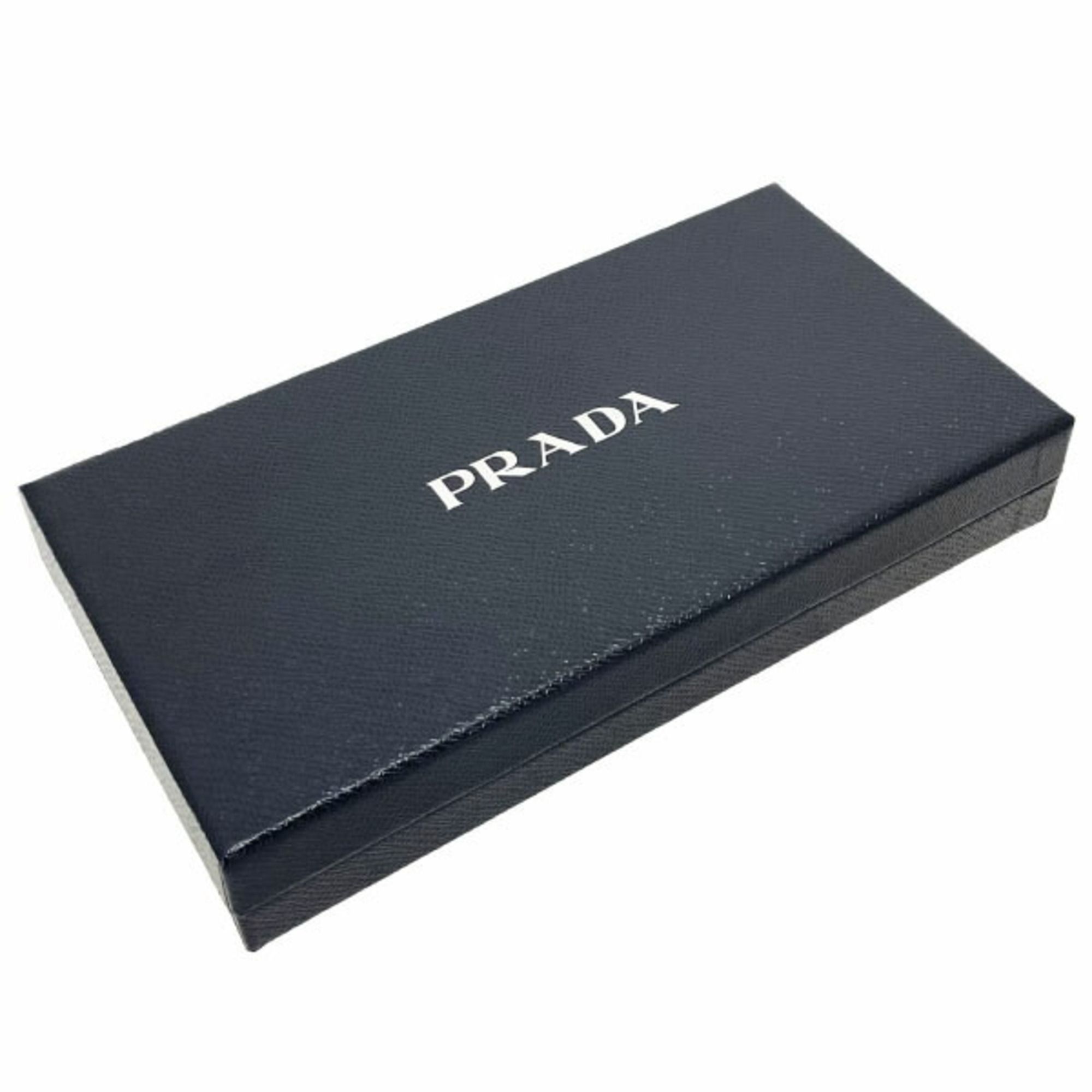 Leather Long Wallet (Bi-Fold) (Pre-Owned) - Prada - Modalova