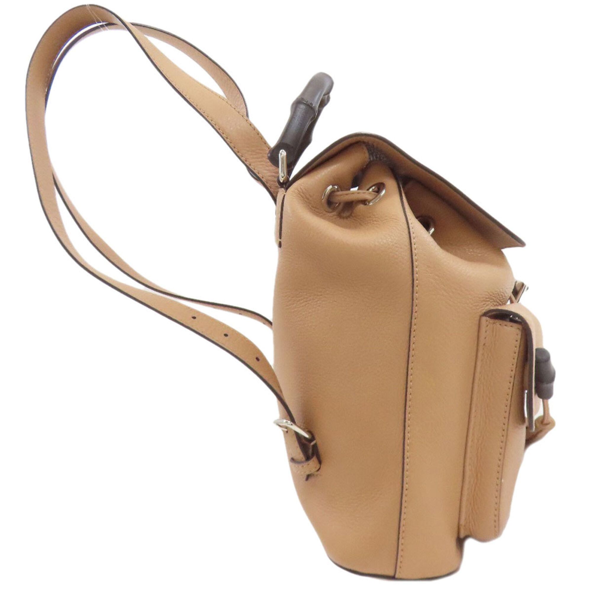 Leather Backpack (Pre-Owned) - Gucci - Modalova