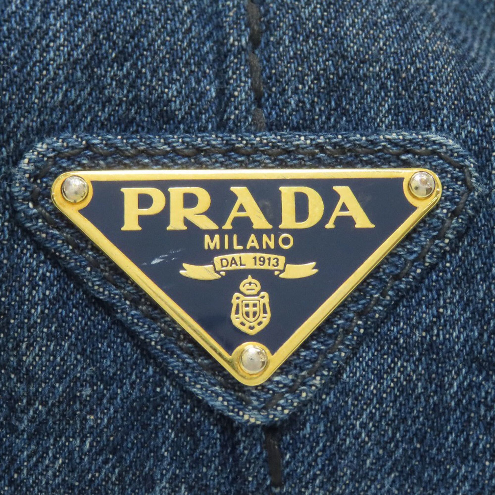 Denim Tote Bag (Pre-Owned) - Prada - Modalova