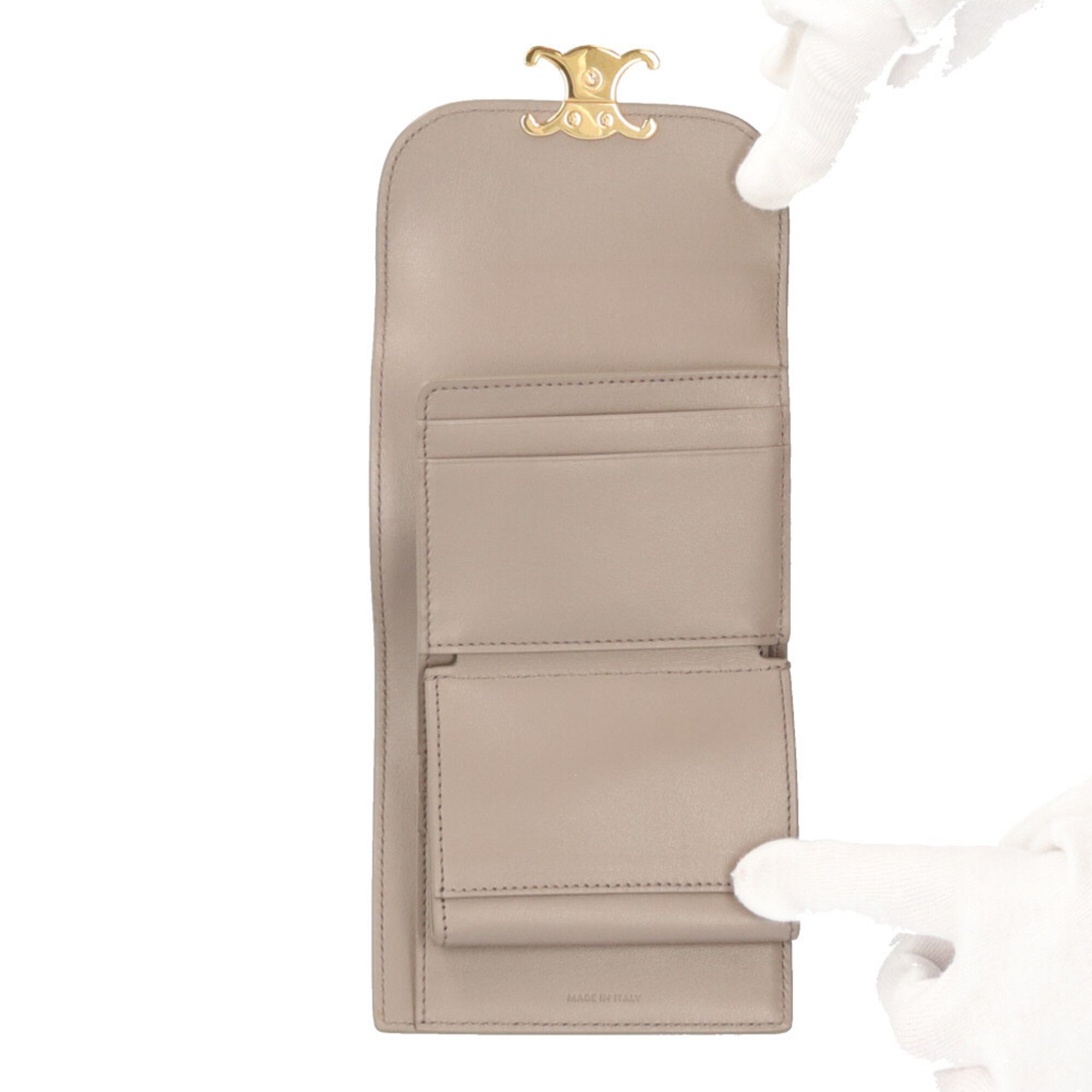 Leather Wallet (Tri-Fold) (Pre-Owned) - Celine - Modalova