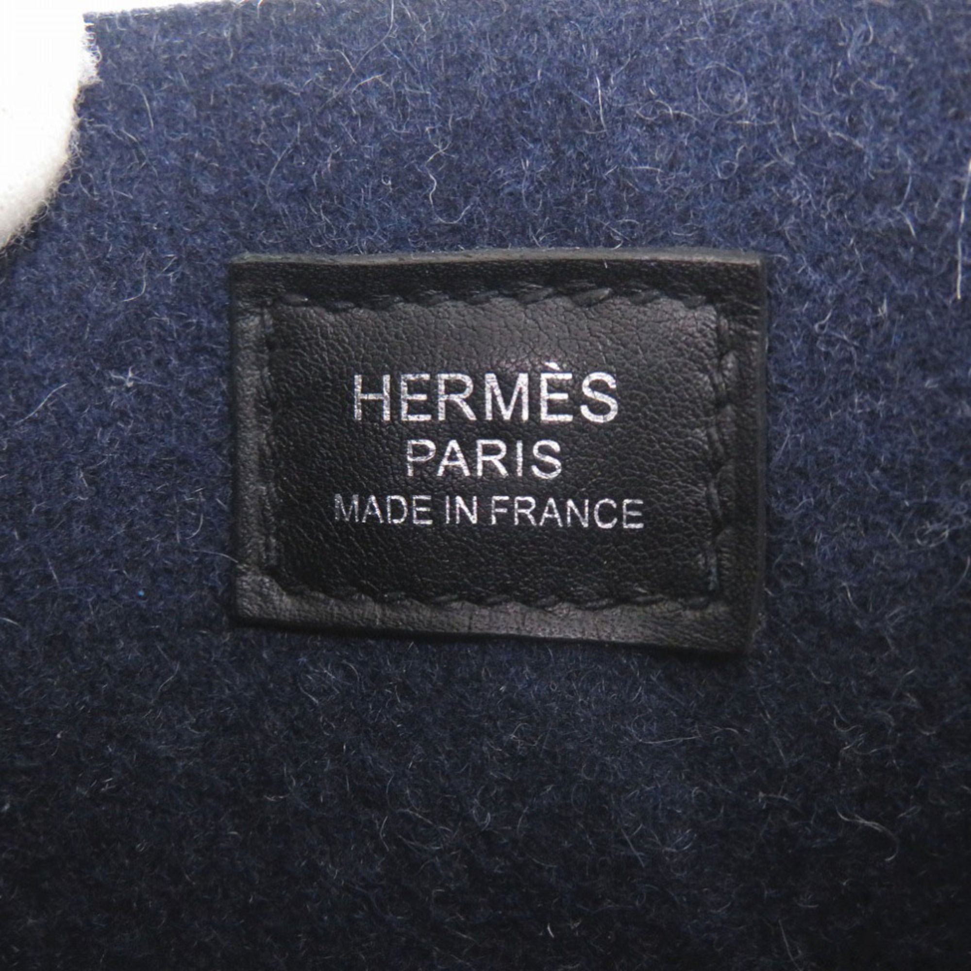 Nuit Felt Swift Leather Shoulder Bag (Pre-Owned) - Hermes - Modalova