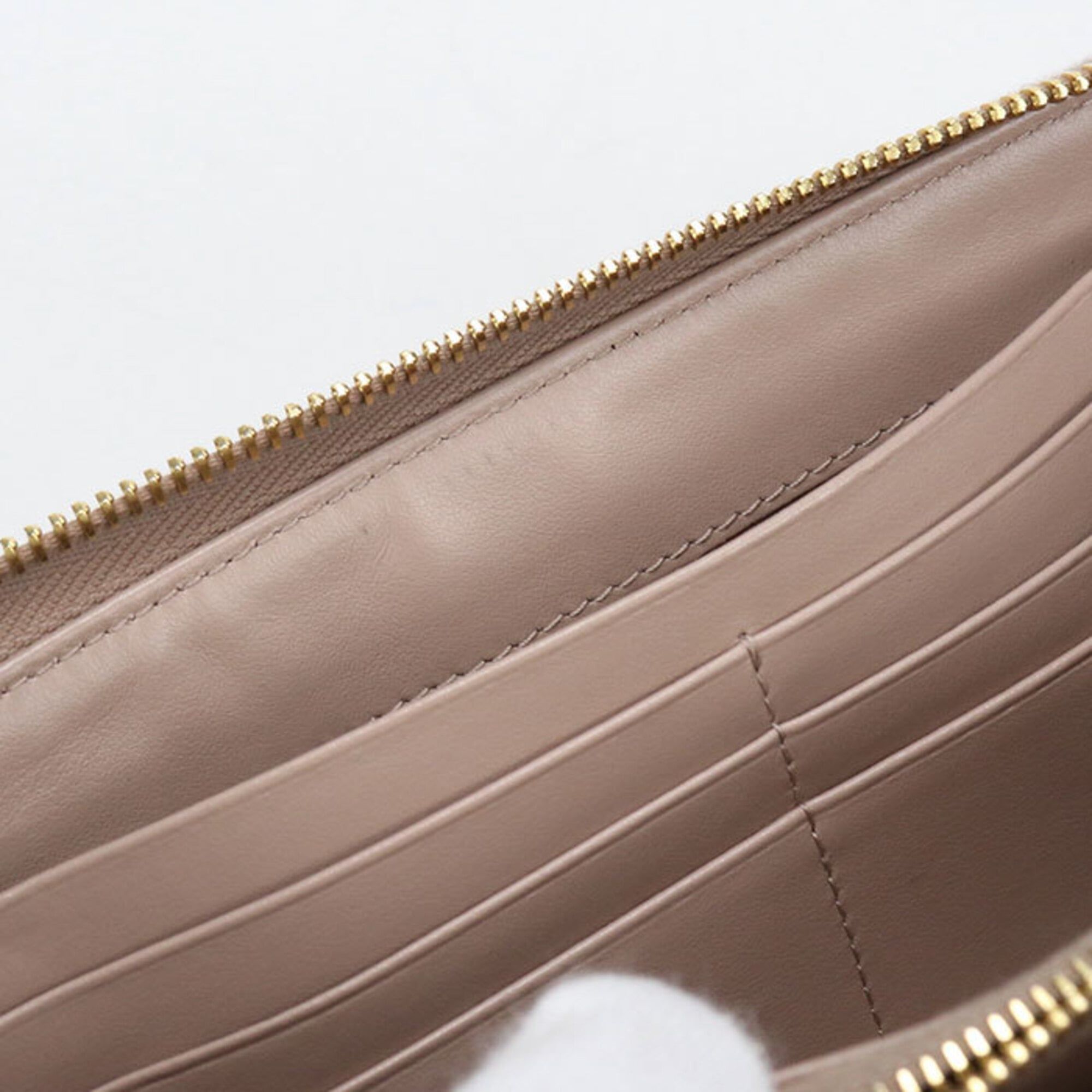 Leather Long Wallet (Bi-Fold) (Pre-Owned) - Prada - Modalova