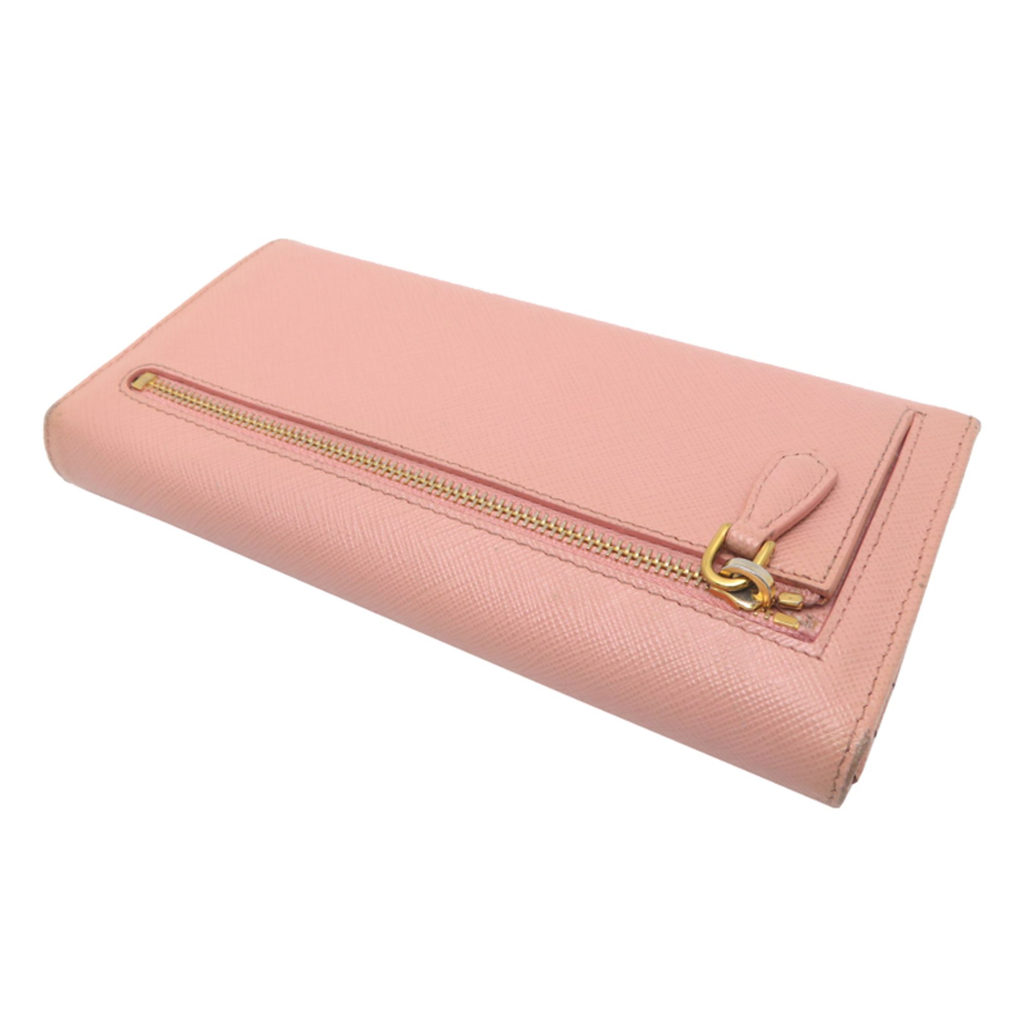 Leather Long Wallet (Bi-Fold) (Pre-Owned) - Prada - Modalova