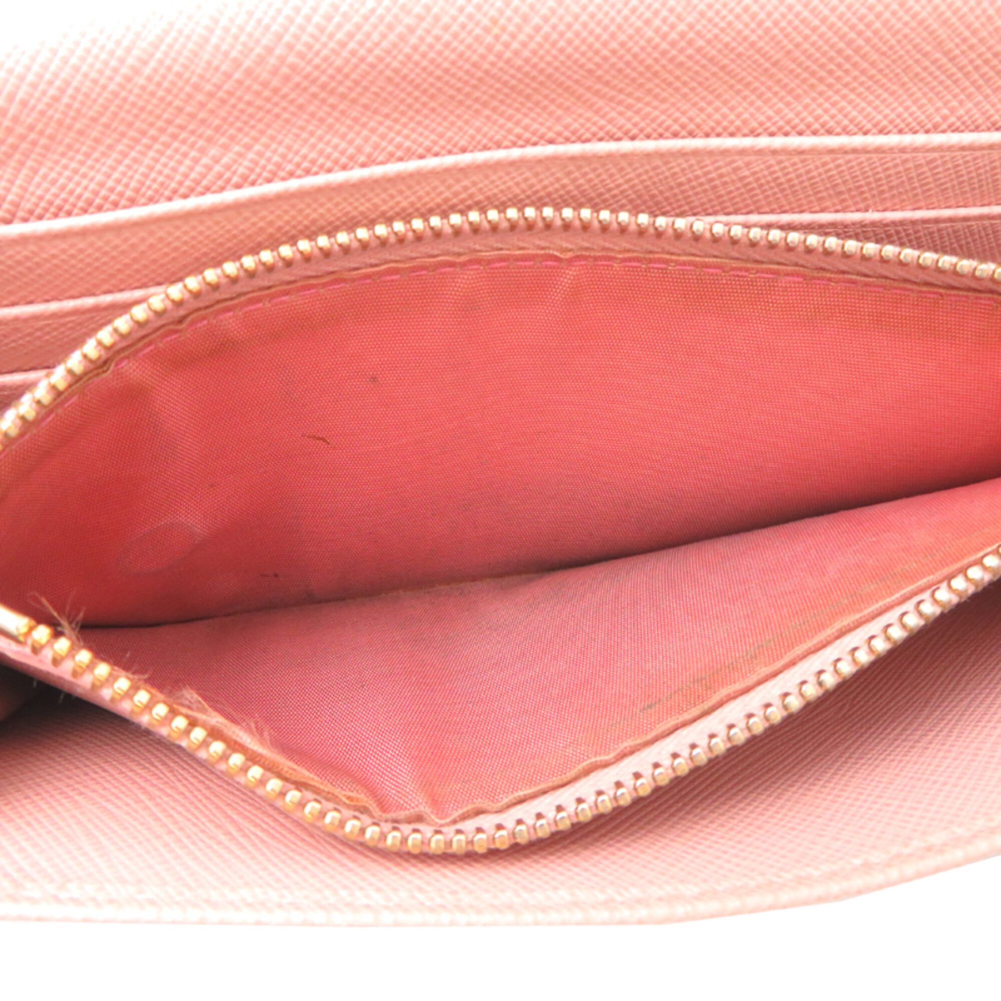 Leather Long Wallet (Bi-Fold) (Pre-Owned) - Prada - Modalova
